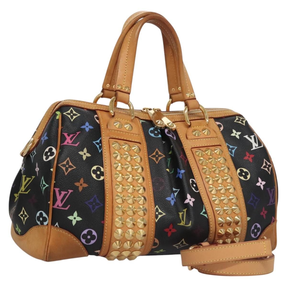 Louis Vuitton LOUIS VUITTON Monogram Multicolor Courtney MM Bag Black Size ONE SIZE - 1 Thumbnail