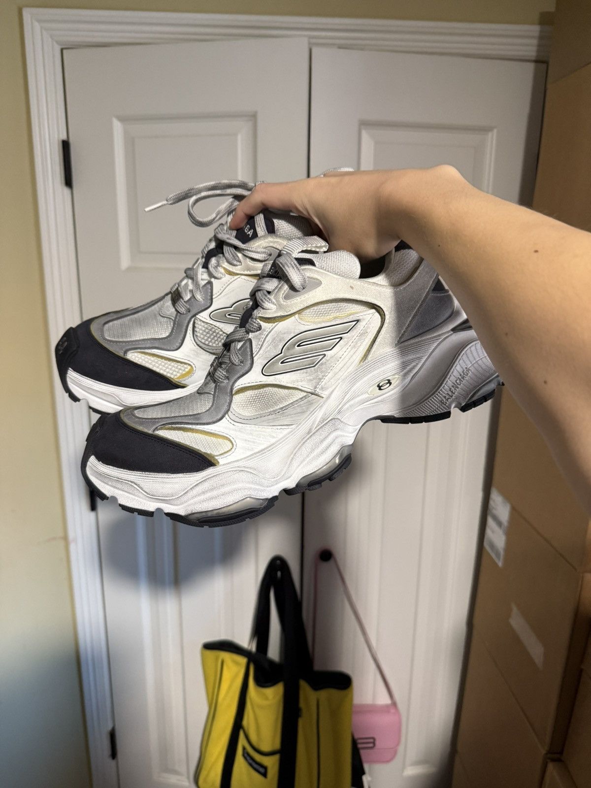 Balenciaga Cargo White/Grey Sneaker