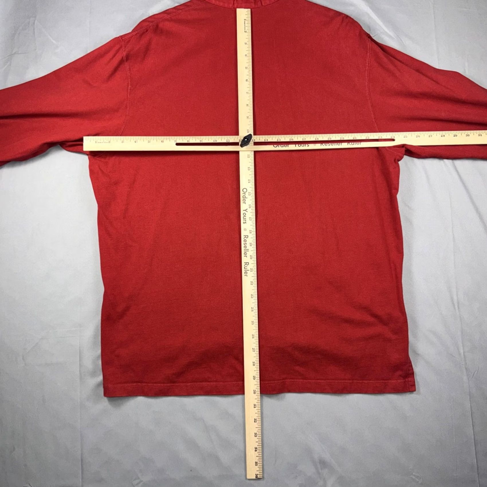 Polo Ralph Lauren Vintage Polo Ralph Lauren Polo Shirt Mens Large Red Long Sleeve Pony Logo Size US L / EU 52-54 / 3 - 7 Thumbnail