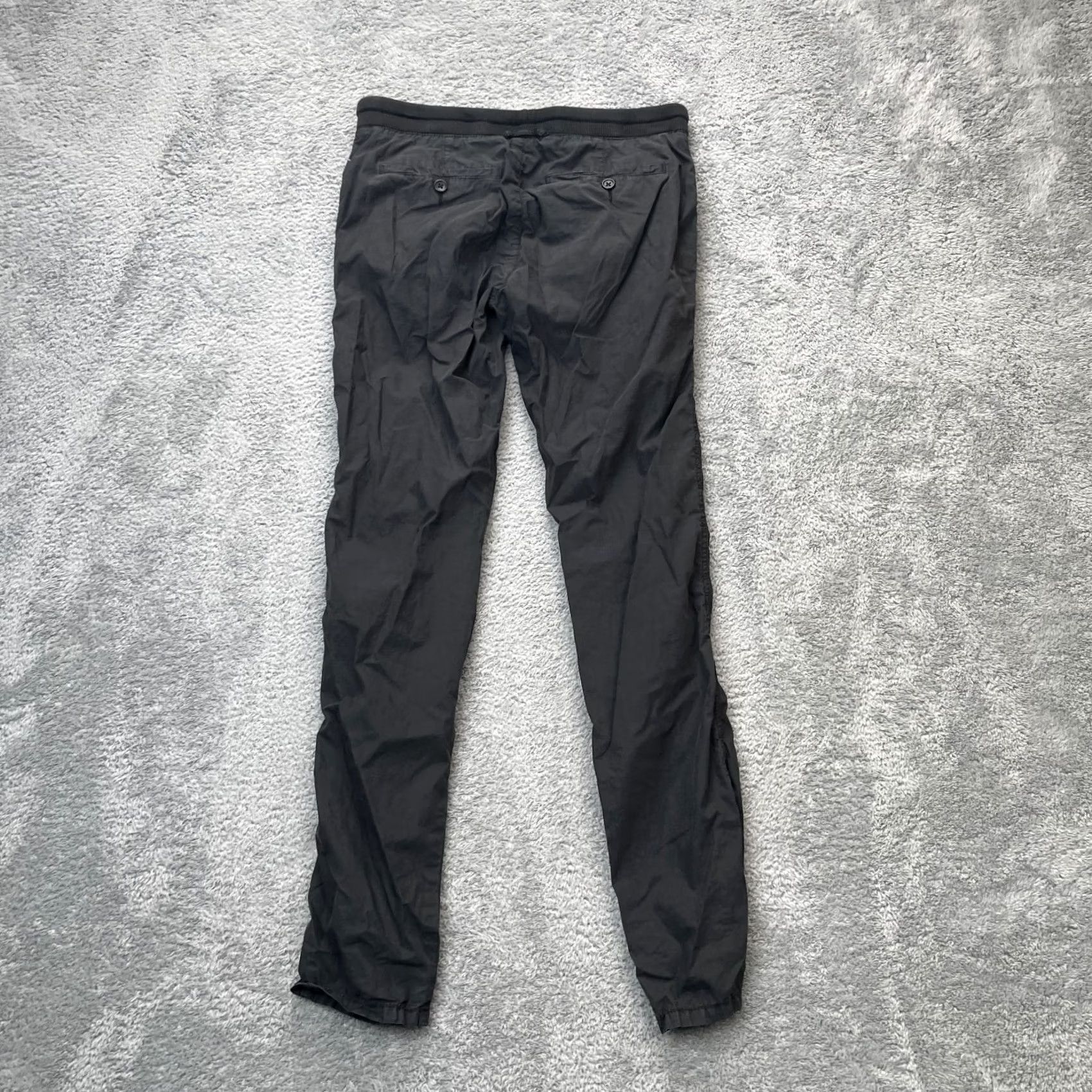 James Perse James Perse Pants Womens 0 Black Cotton Skinny Leg Drawstring Casual Regular Inseam 29 Chestnut? Size 28" / US 6 / IT 42 - 2 Thumbnail