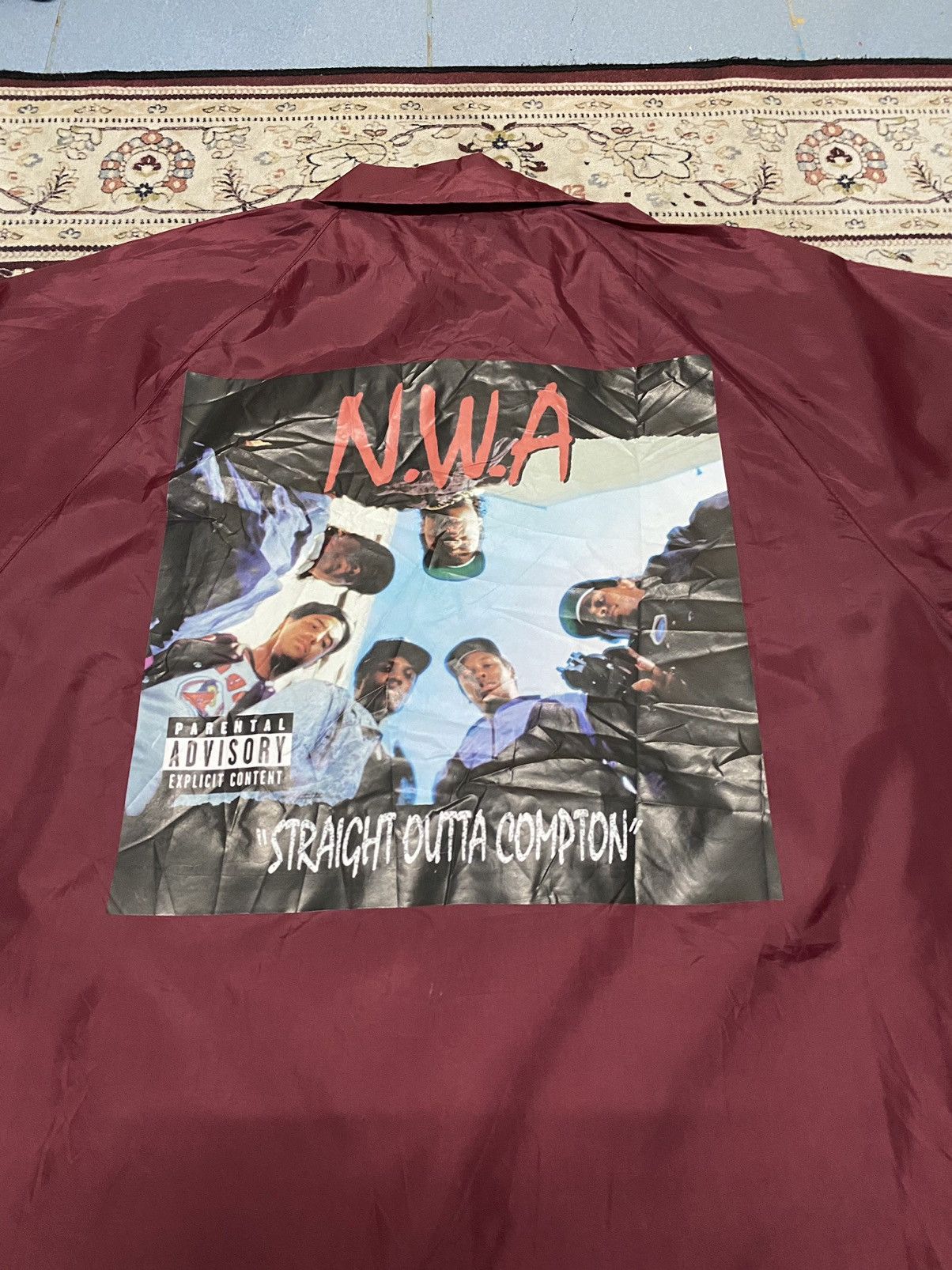 Rap Tees × Vintage Vintage Nwa windbreaker jacket Size US XL / EU 56 / 4 - 7 Thumbnail
