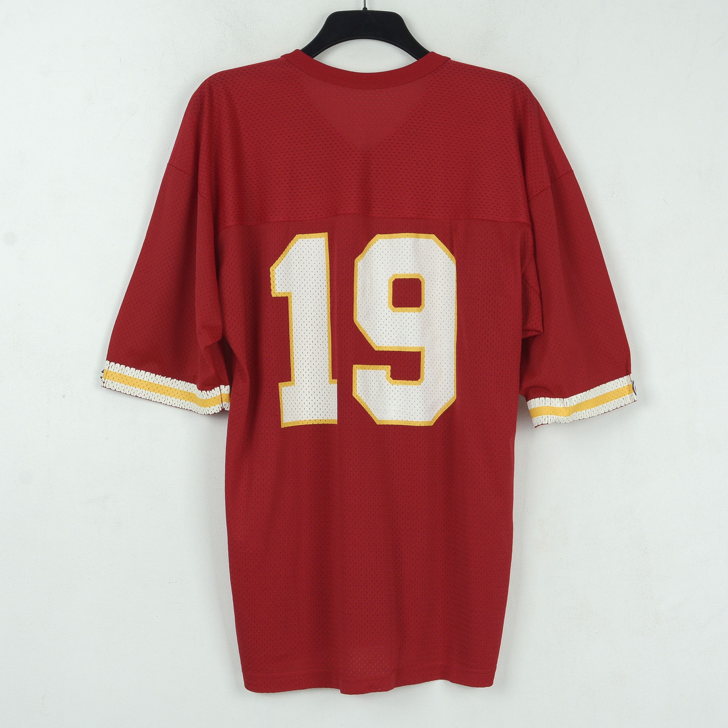 Champion × NFL × Vintage Kansas City Chiefs XL Football Jersey Shirt #19 Joe Montana Size US XL / EU 56 / 4 - 4 Thumbnail