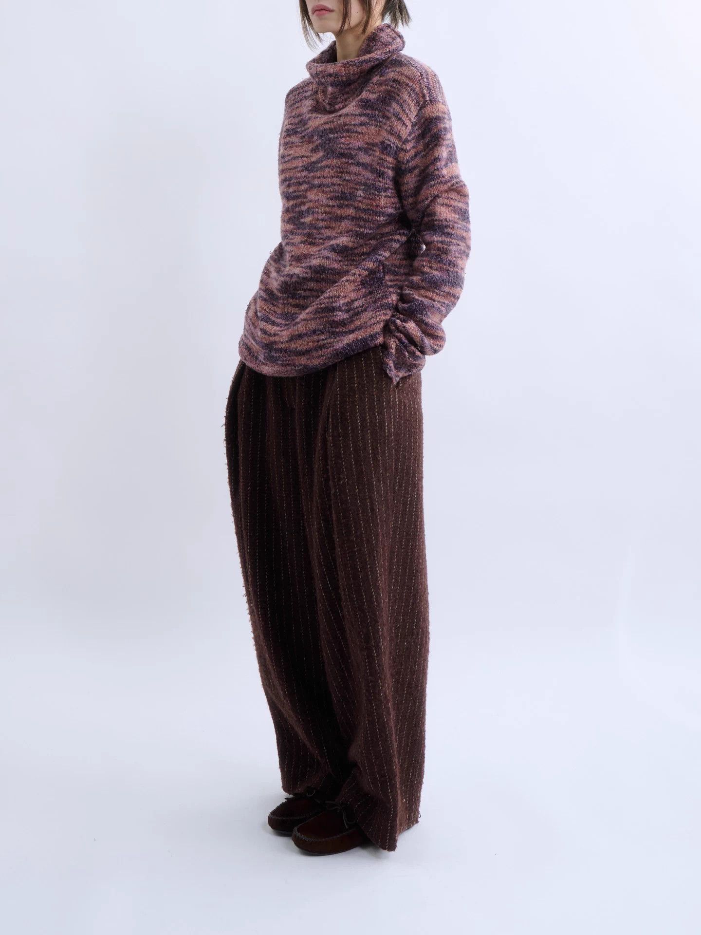 Sies Marjan Sies Marjan multicolor wool silk high neck knit sweater Size M / US 6-8 / IT 42-44 - 3 Thumbnail