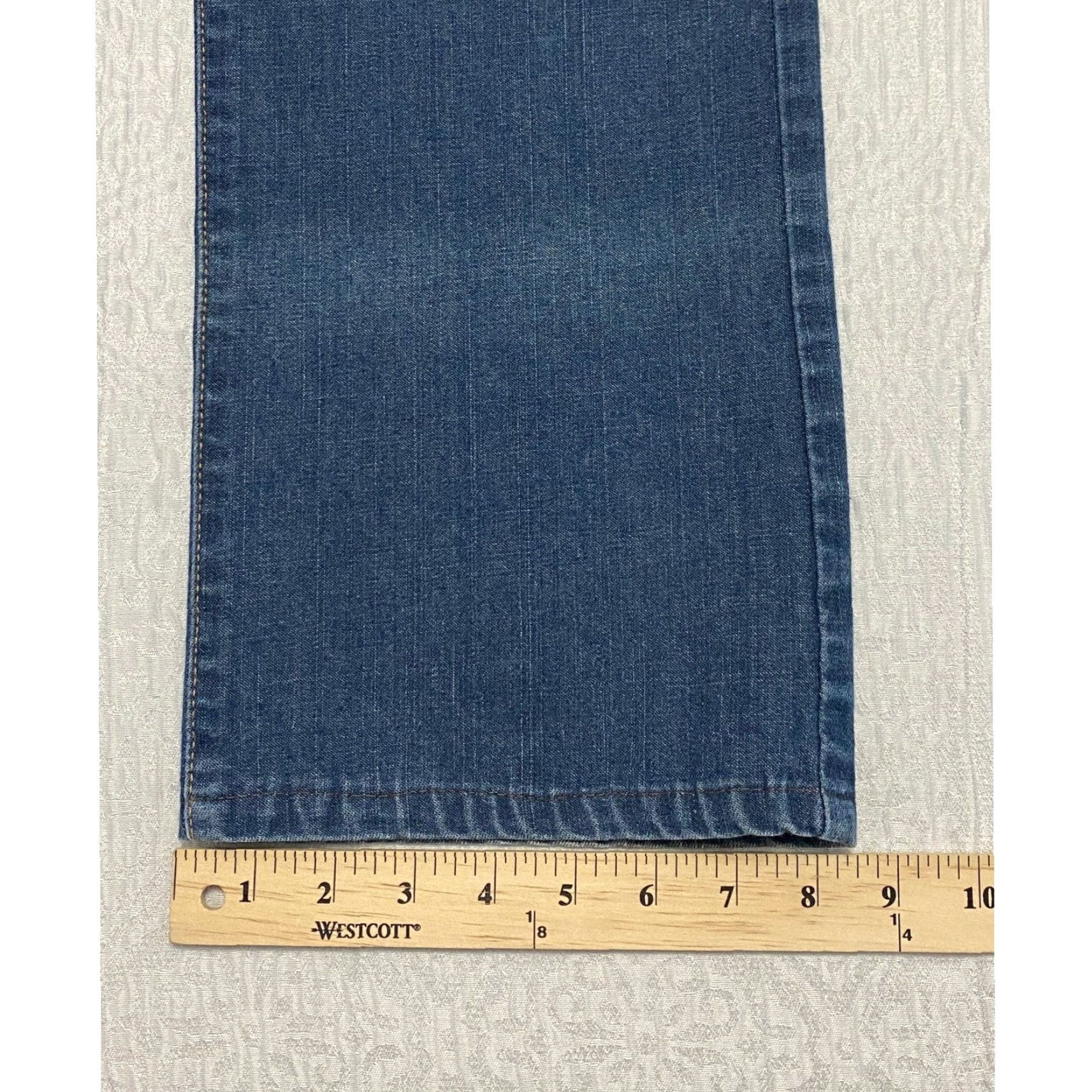 Gap VINTAGE Gap Jeans Straight Women Size 10 Blue 100% Cotton Denim Mid Rise 5-Pocket Design Button Zip Regular fit Adult Womens Jeans Size 32" / US 10 / IT 46 - 8 Thumbnail