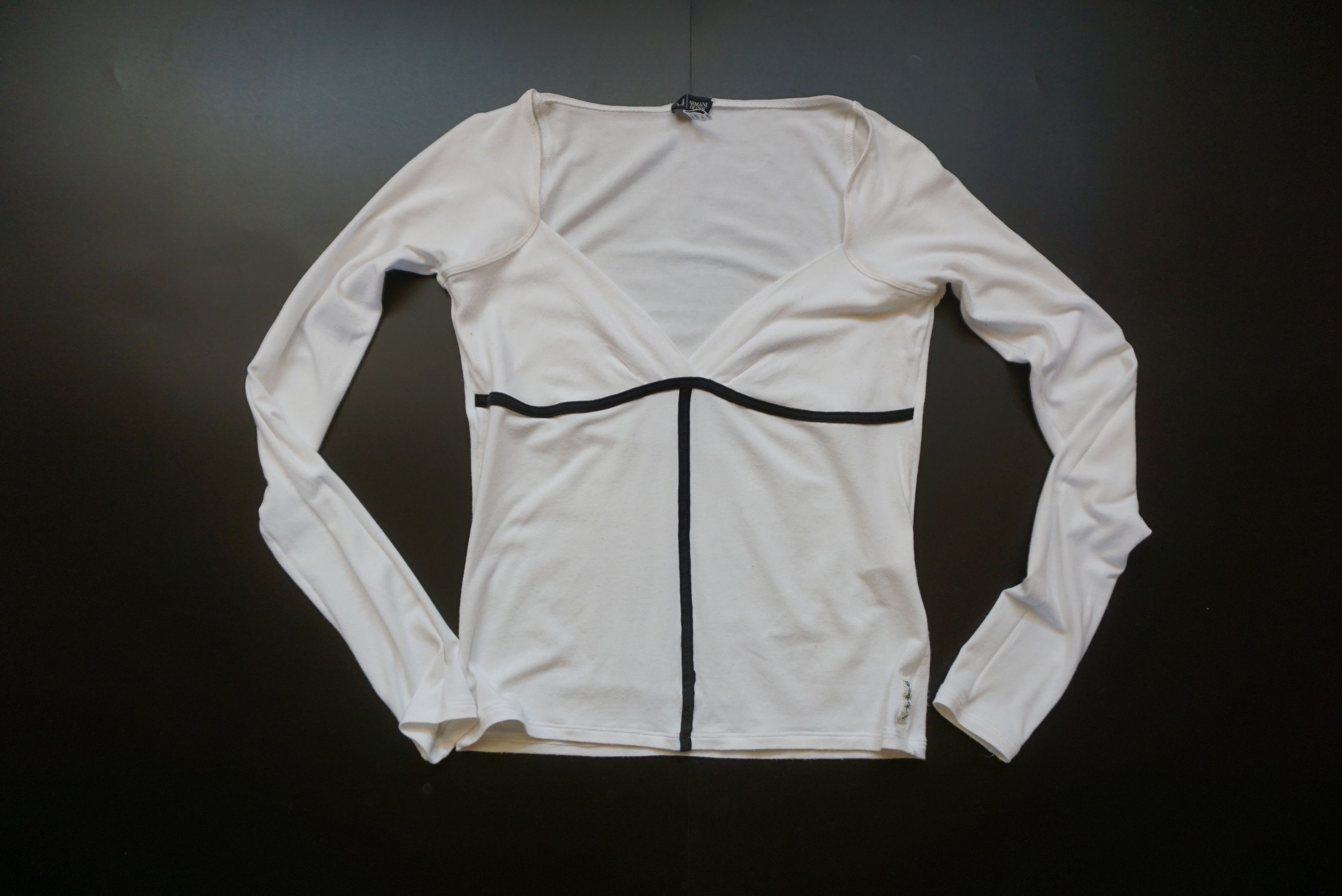 Armani Womens genuine Armani Jeans slim fit top M designer blouse Size M / US 6-8 / IT 42-44 - 13 Thumbnail