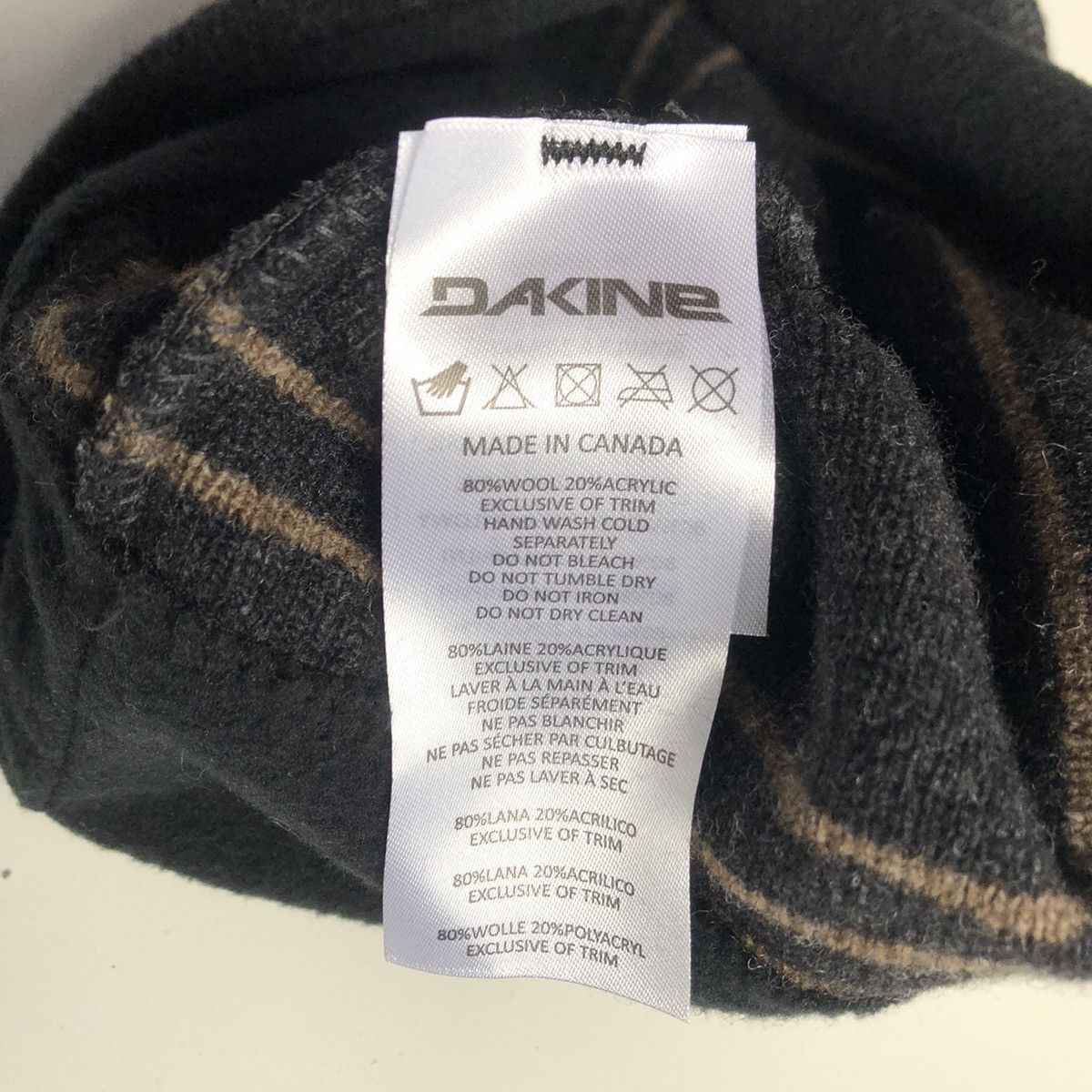 Dakine NEW 80%WOOL Lumberman Beanie DARK GRAY Size ONE SIZE - 5 Thumbnail