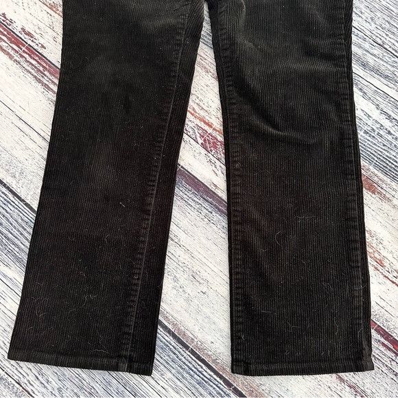 Lauren Ralph Lauren Vintage Lauren Ralph Lauren Black Corduroy Straight Leg Pant Size 30" / US 8 / IT 44 - 4 Thumbnail
