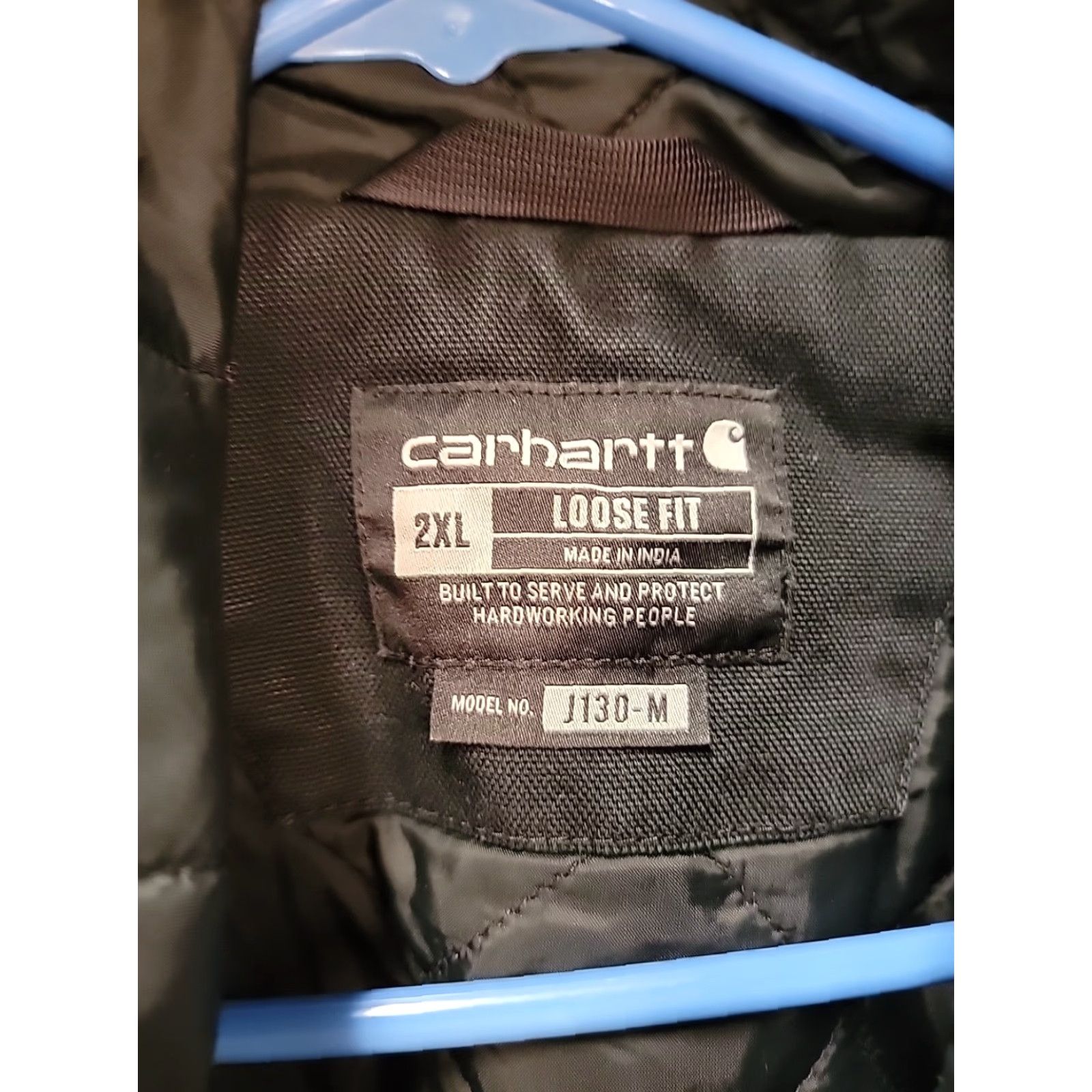 Carhartt VINTAGE Carhartt J130-M Black Mens 2XL Loose Fit Down Jacket Size US XXL / EU 58 / 5 - 6 Thumbnail
