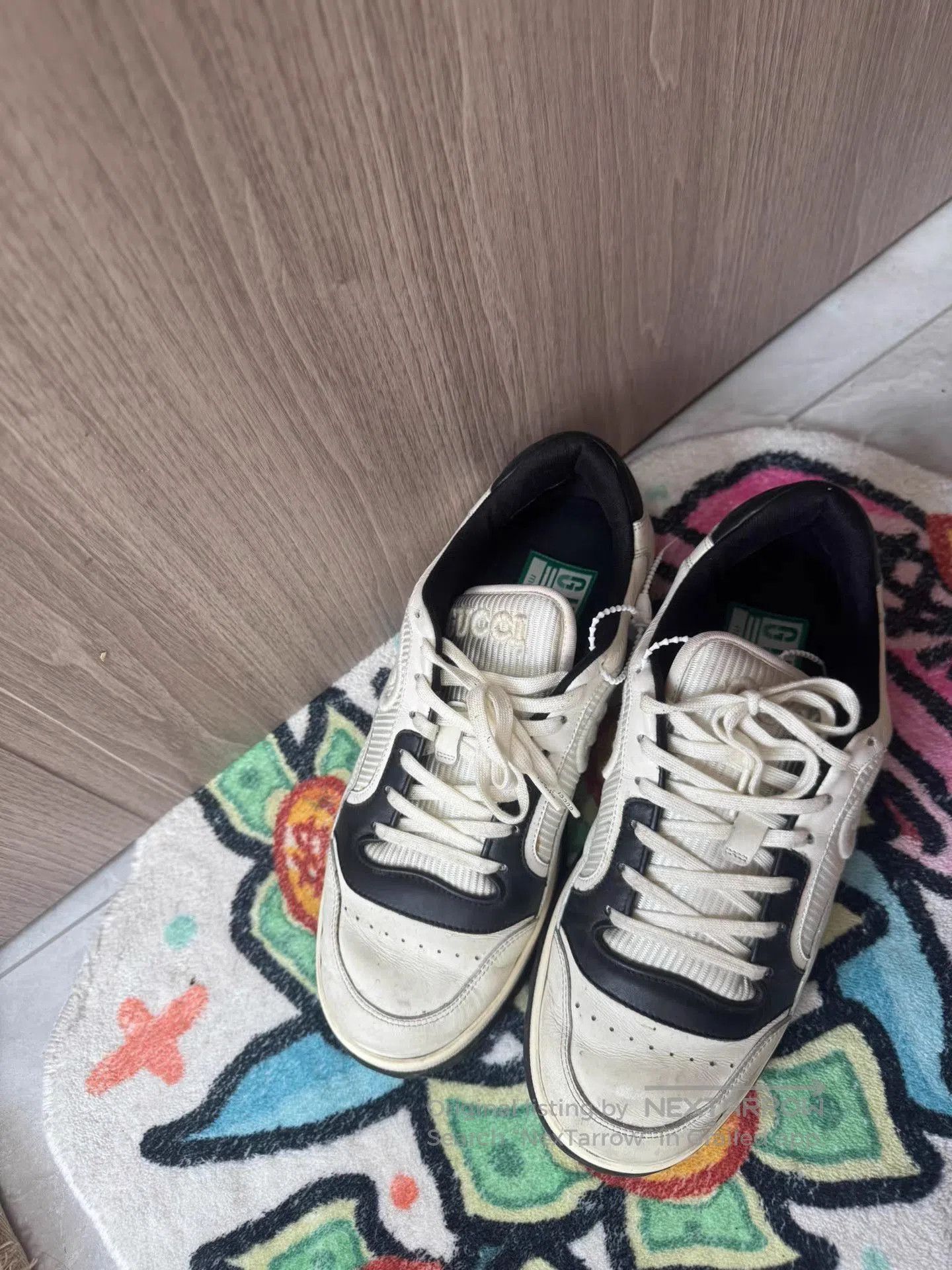 Gucci White Low-Top Sneakers Size 8. Size US 8 / EU 41 - 2 Thumbnail