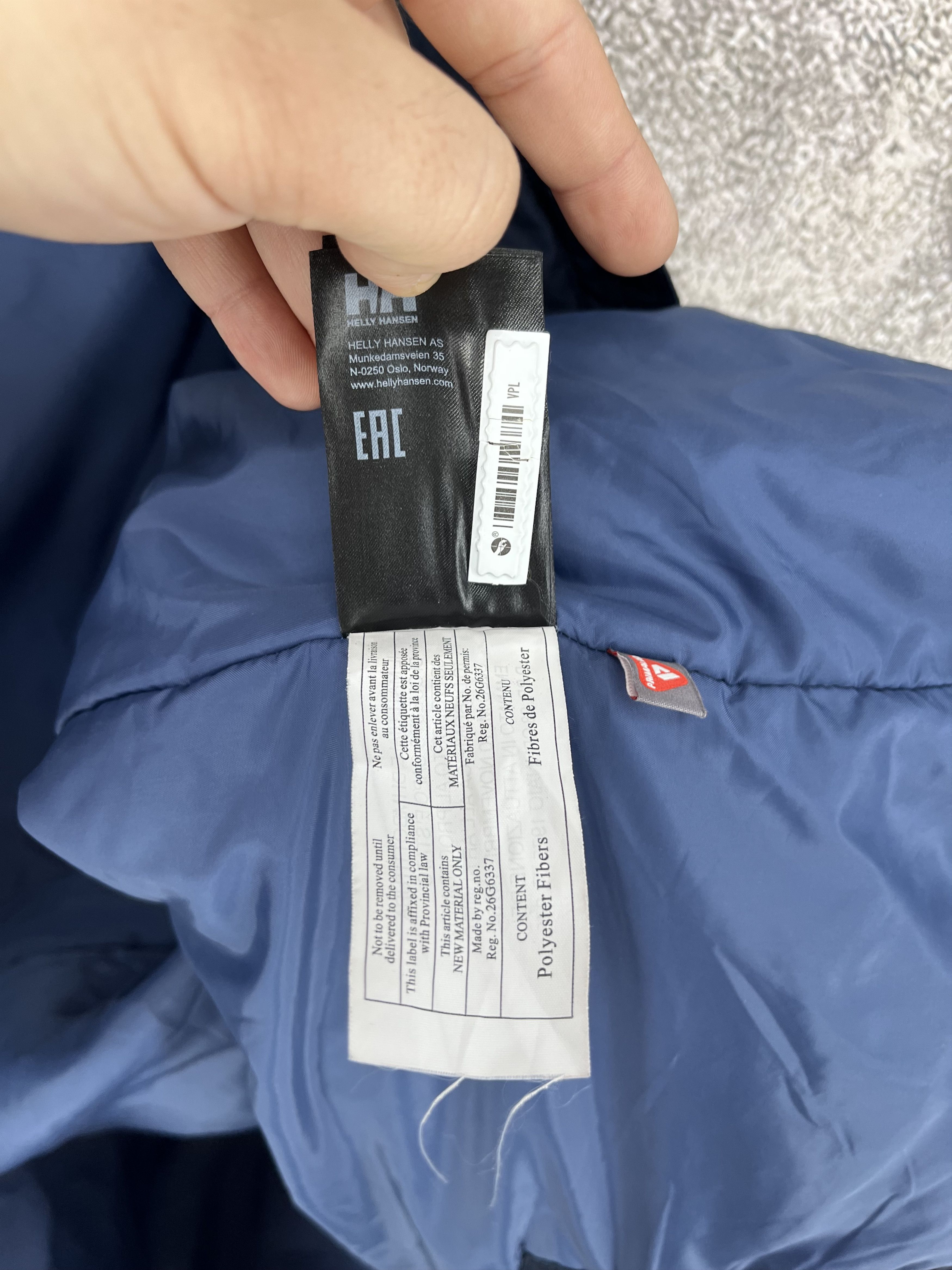 Helly Hansen Helly Hansen Men’s Blue Parka Waterproof Wind Chill Cold Size US XL / EU 56 / 4 - 15 Thumbnail