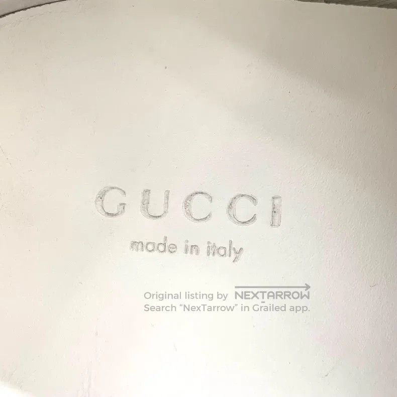 Gucci Gucci Ace series white striped double G embroidered lace-u Size US 7 / IT 37 - 7 Thumbnail