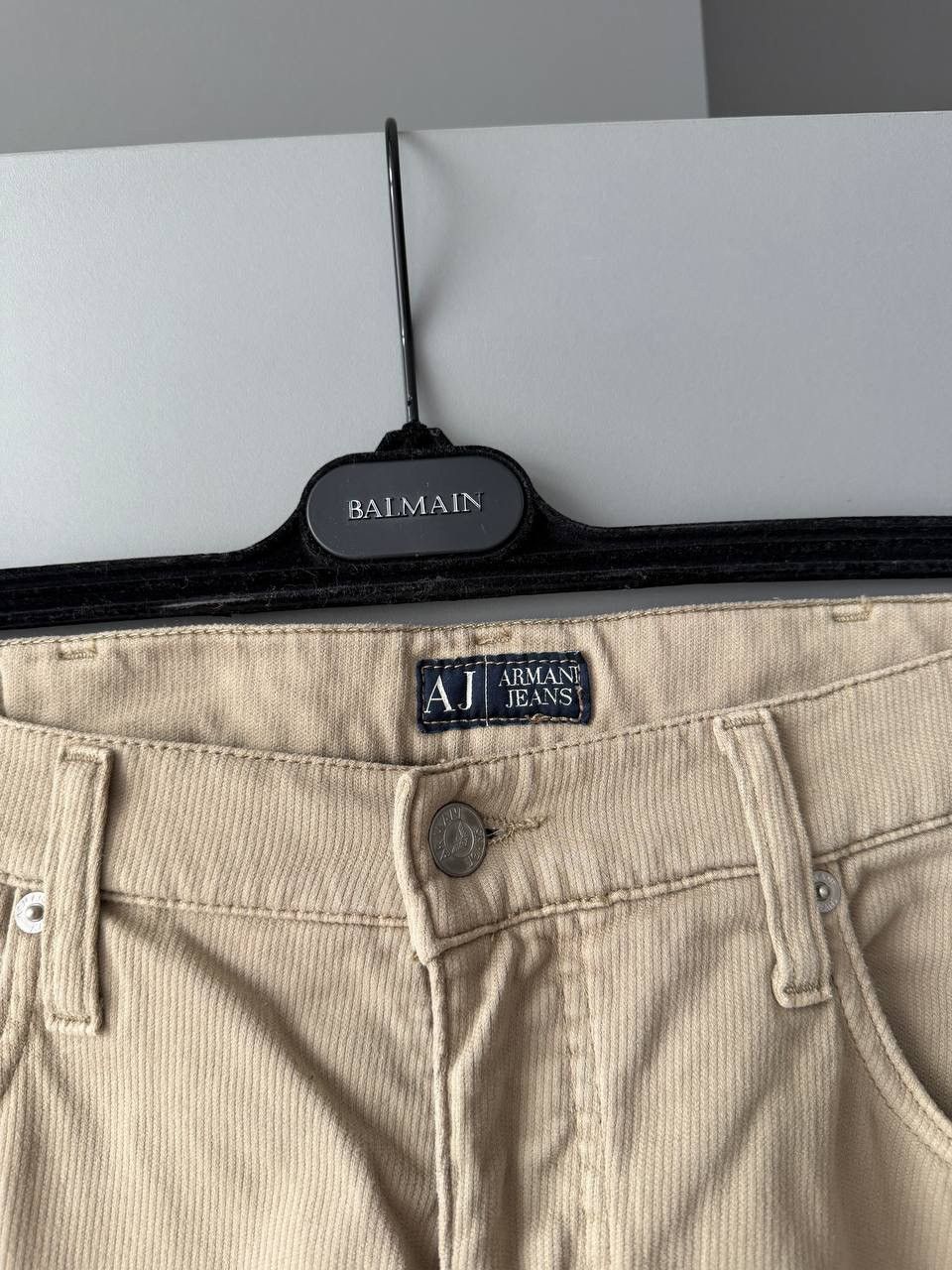 Armani Armani Jeans Comfort Fit Distressed Sand Jeans sz 33 Size US 36 / EU 52 - 6 Thumbnail