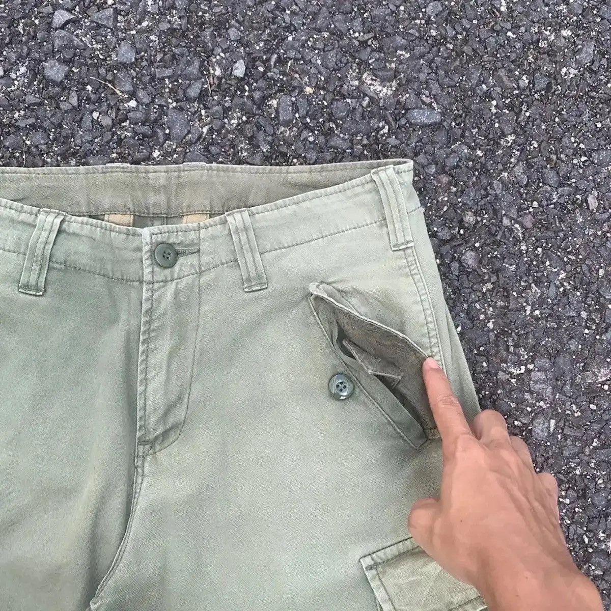 Beauty Beast HONEYSUCKLEROS JAPAN VTG 30x31 TROUSERS FADED UTILITY CARGO Size US 30 / EU 46 - 5 Thumbnail