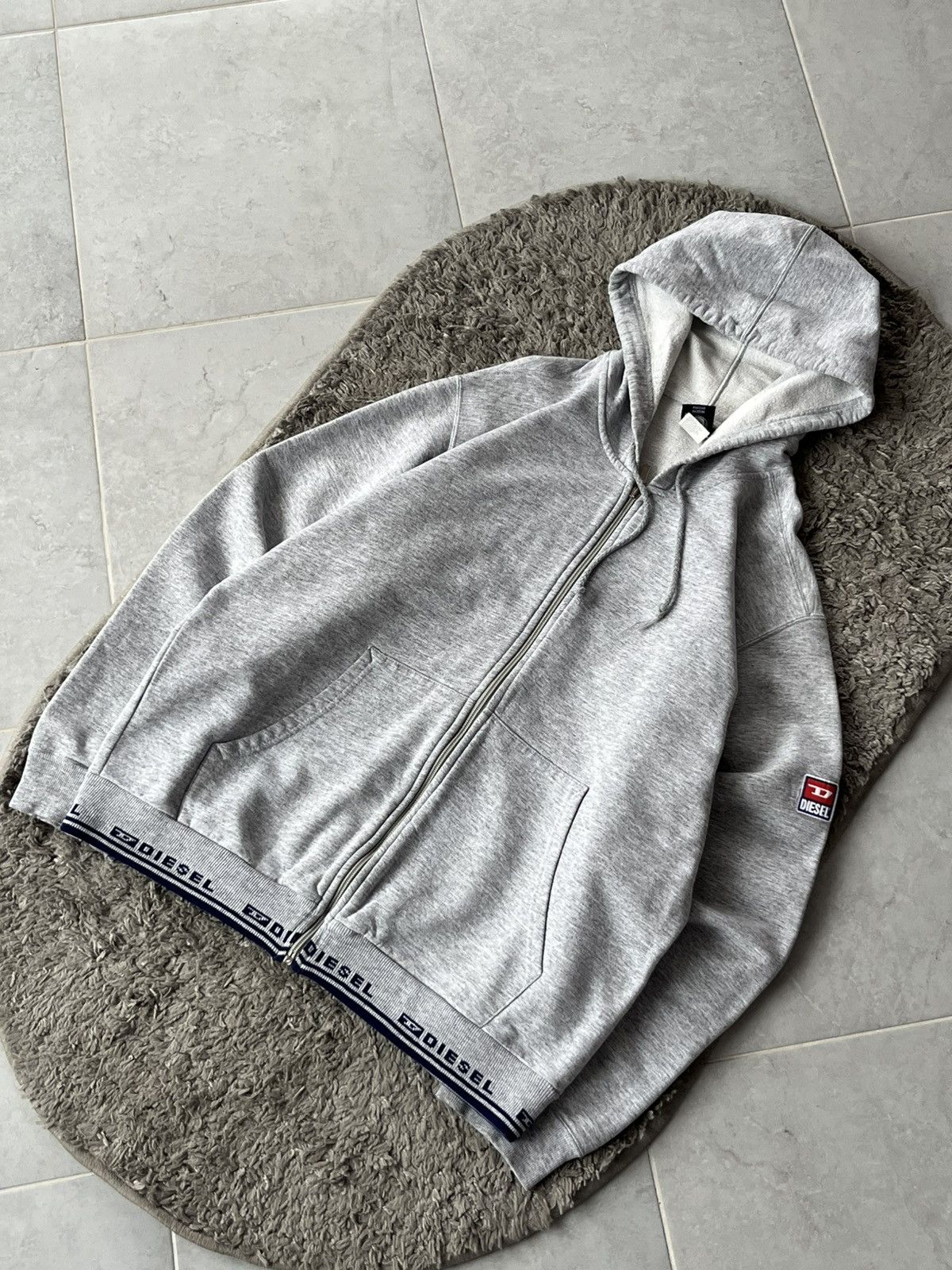 Diesel Vintage Japanese Brand Zip Hoodie Diesel Streetwear Size US L / EU 52-54 / 3 - 2 Thumbnail