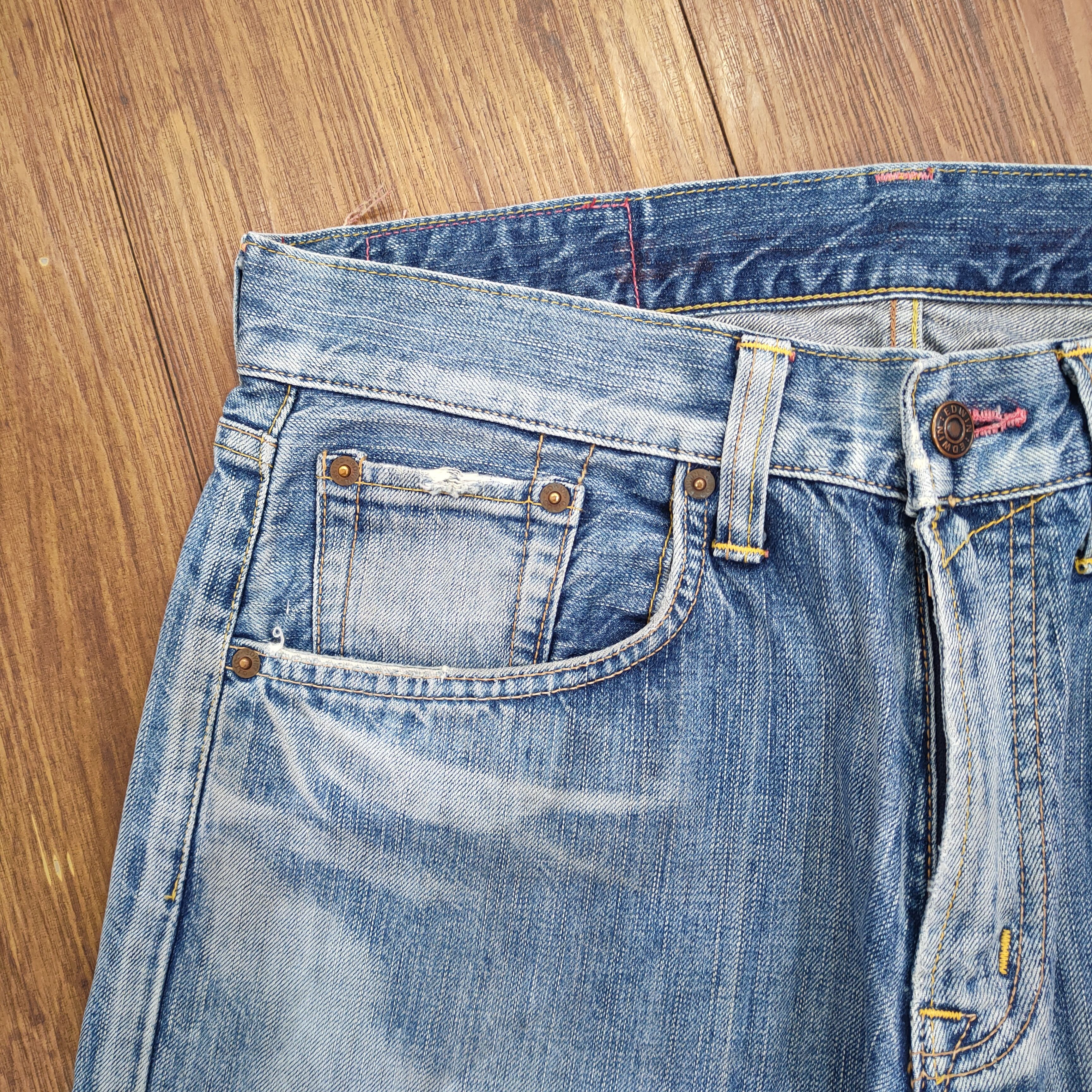 Edwin × Jean × Vintage VINTAGE EDWIN 504 FADED JEANS DENIM PANTS Size US 34 / EU 50 - 7 Thumbnail