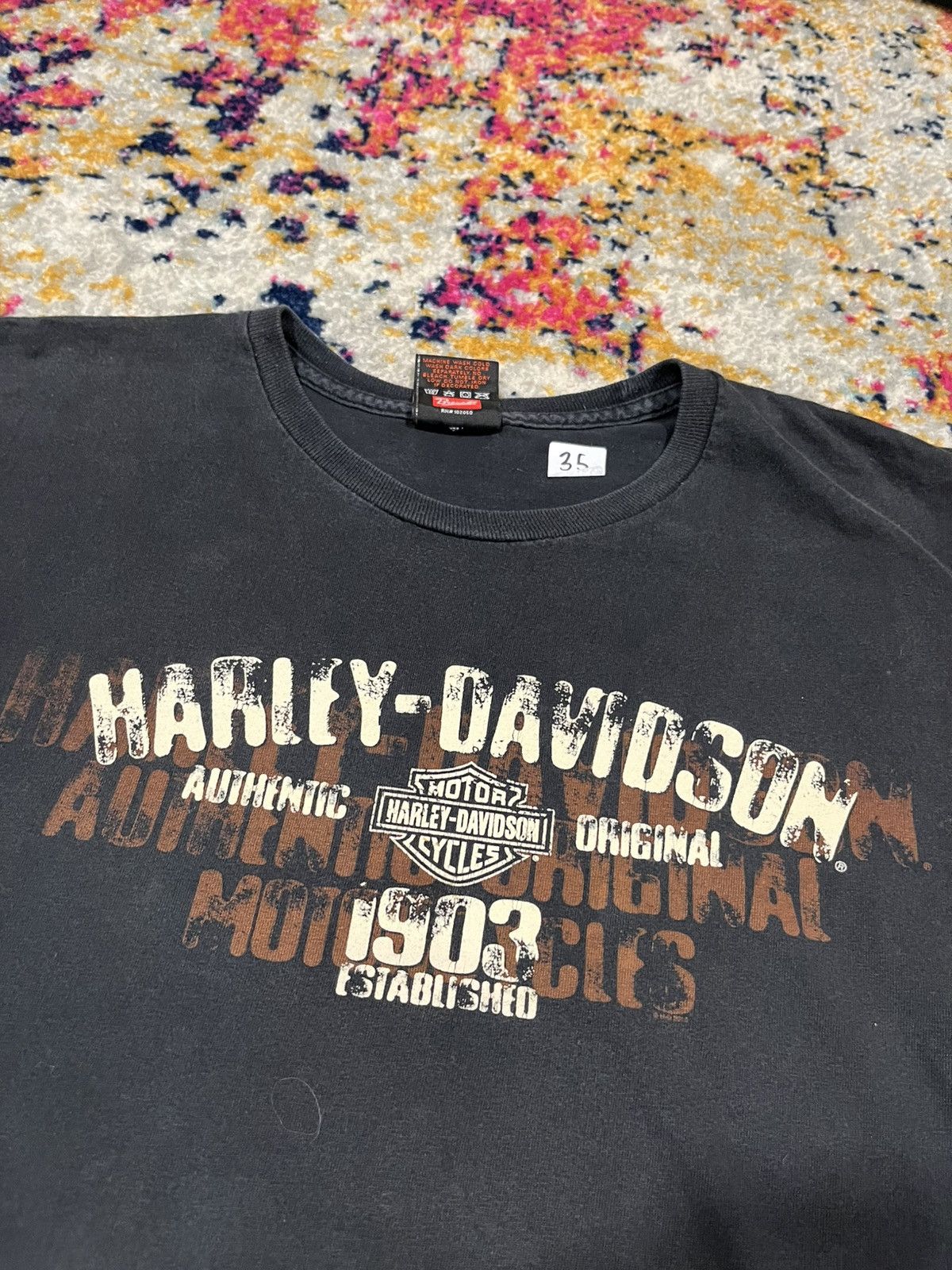 Harley Davidson Vintage Harley Davidson Shirt XL Size US XL / EU 56 / 4 - 4 Thumbnail