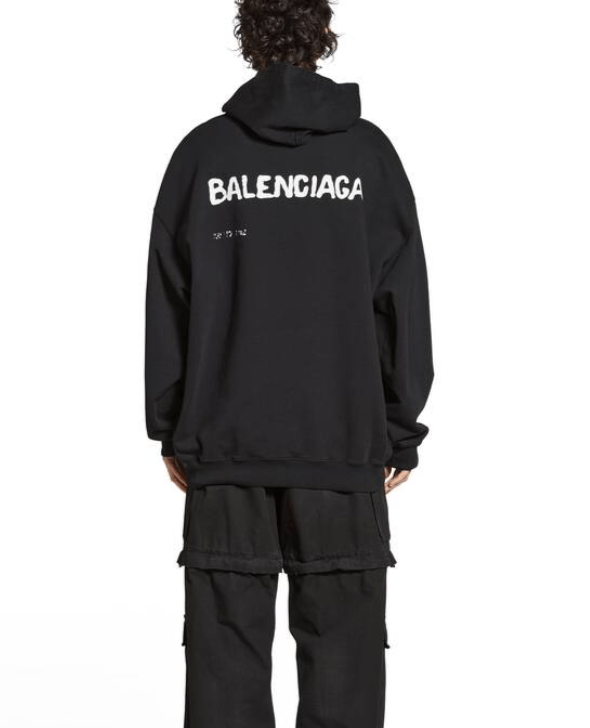 Balenciaga BALENCIAGA Hand Drawn Hoodie Size US XS / EU 42 / 0 - 4 Thumbnail