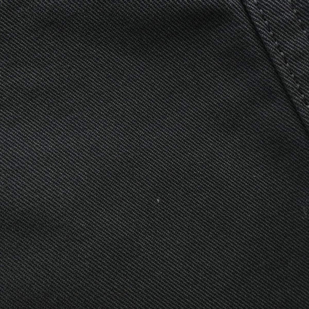 Comme des Garcons Homme Cropped Pants Cotton Plain Zipper Long Length Black Size US 31 - 4 Thumbnail