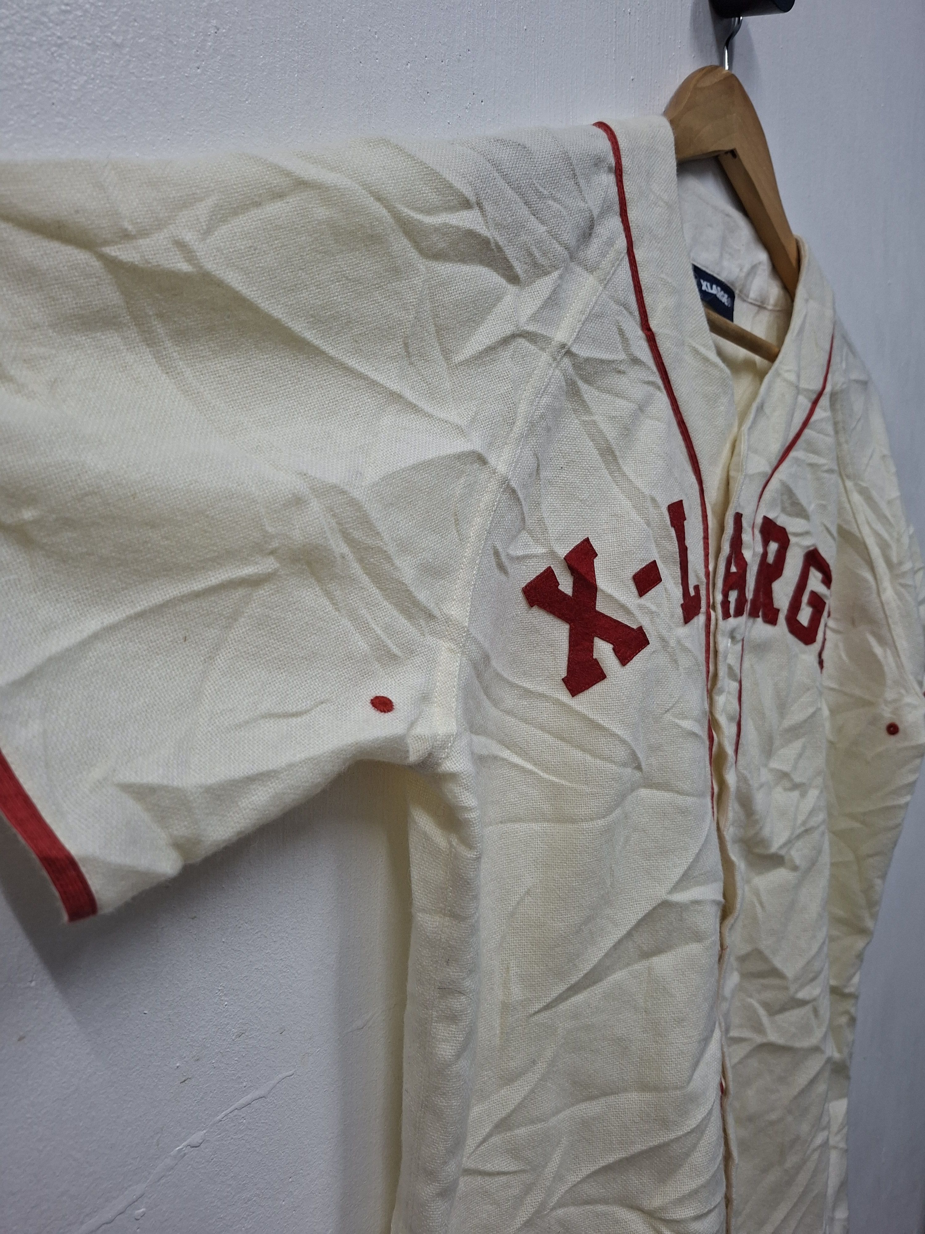 Xlarge X-Large Wool Baseball Jersey Size US L / EU 52-54 / 3 - 4 Thumbnail