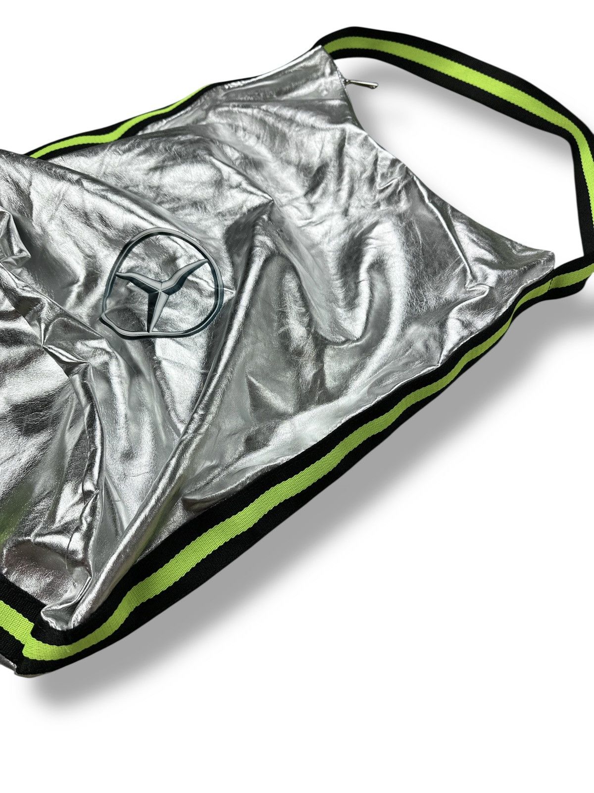 BREE BREE Mercedes Benz Silver Metallic Shopper Bag Size ONE SIZE - 2 Thumbnail