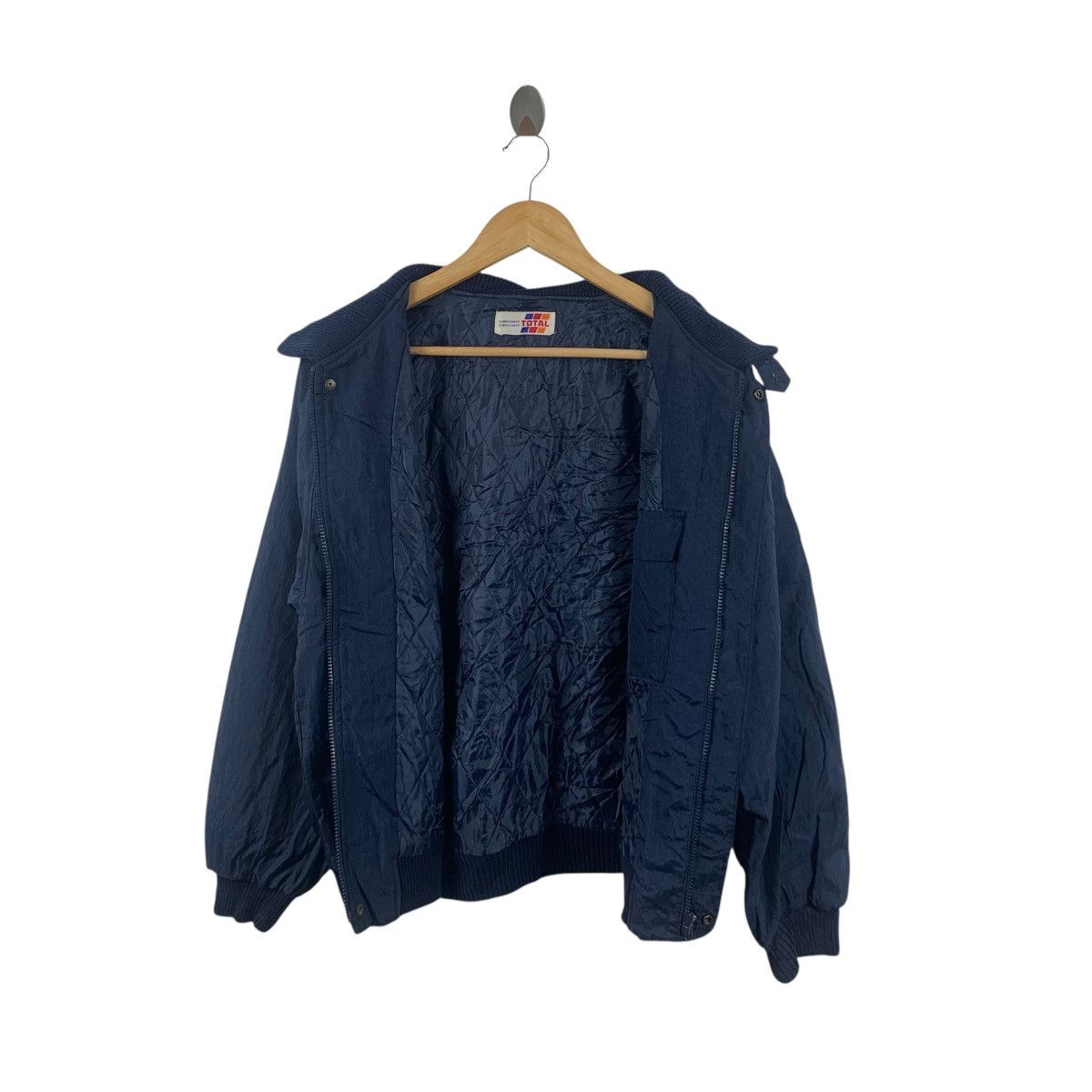 Vintage Vintage 80’ TOTAL LUBRICANTS MOTOR Oil Racing Bomber Jacket Size US XL / EU 56 / 4 - 4 Thumbnail