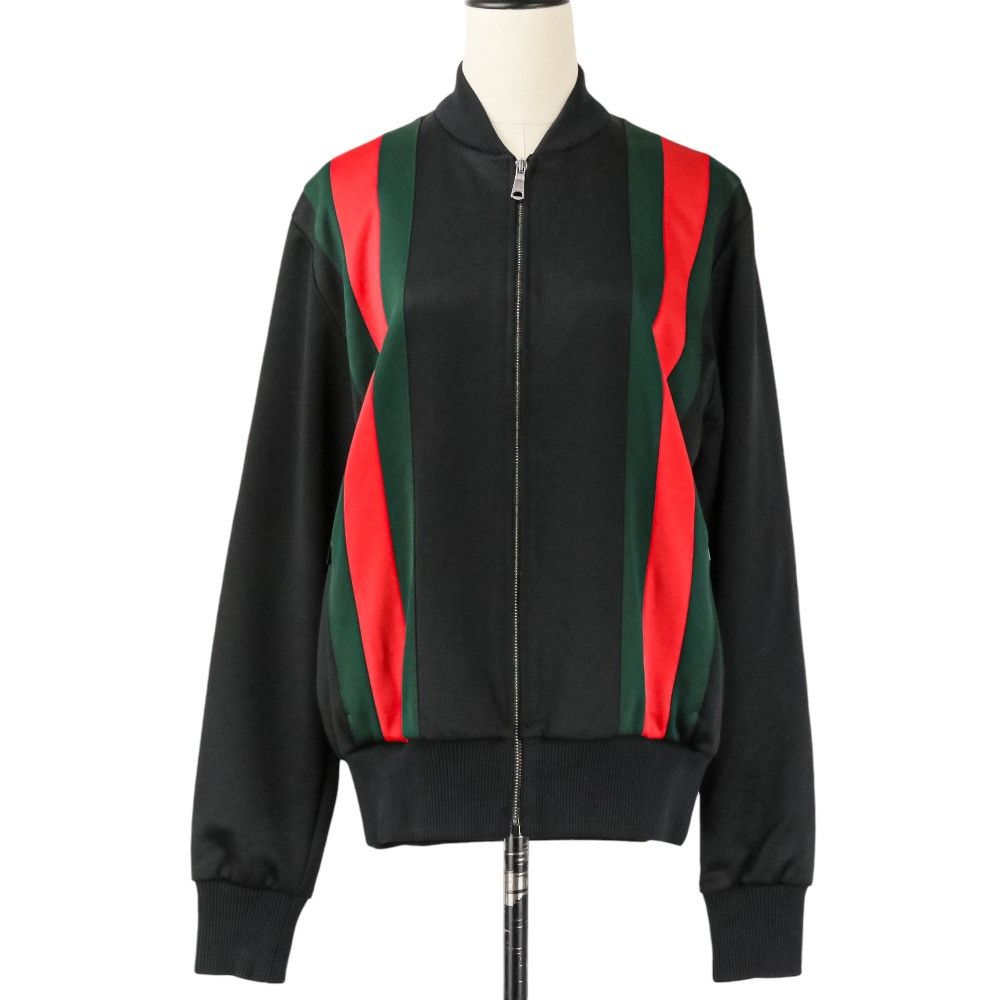 Gucci Gucci Gucci Web Line Technical Jersey Jacket Textile Outerwear 493659 DUTY FREE for USA Size ONE SIZE - 1 Thumbnail