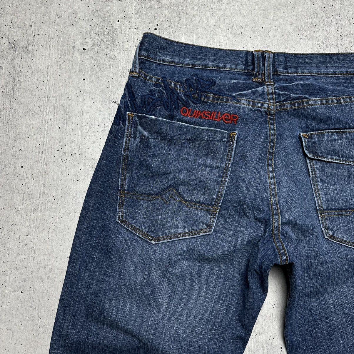 Denime × Quiksilver × Vintage Quiksilver vintage jeans big logo blue denim Size US 32 / EU 48 - 5 Thumbnail