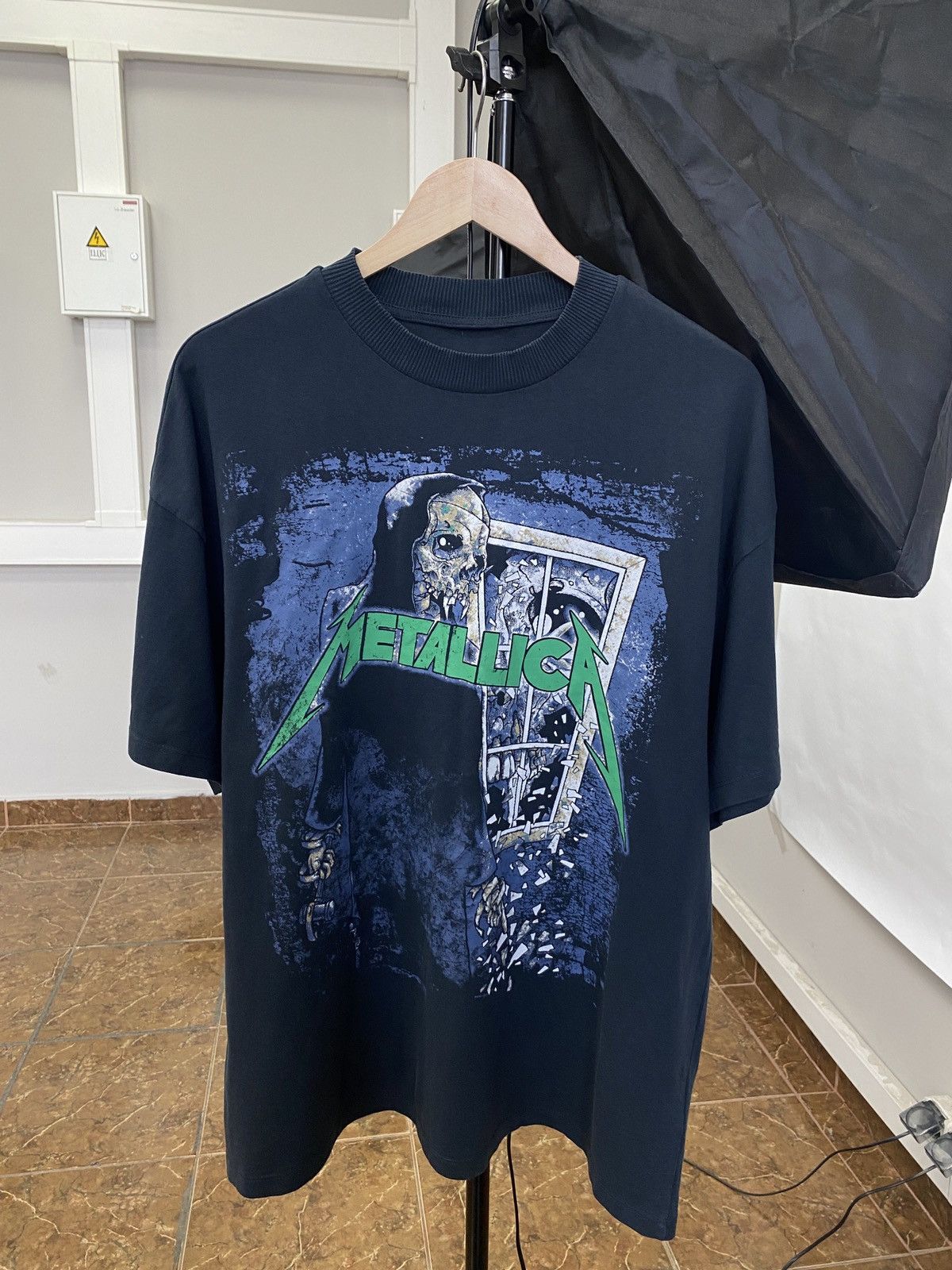 Metallica 💀 Vintage Metallica Pushead Rock Band Rare Retro T-Shirt Size US L / EU 52-54 / 3 - 1 Thumbnail