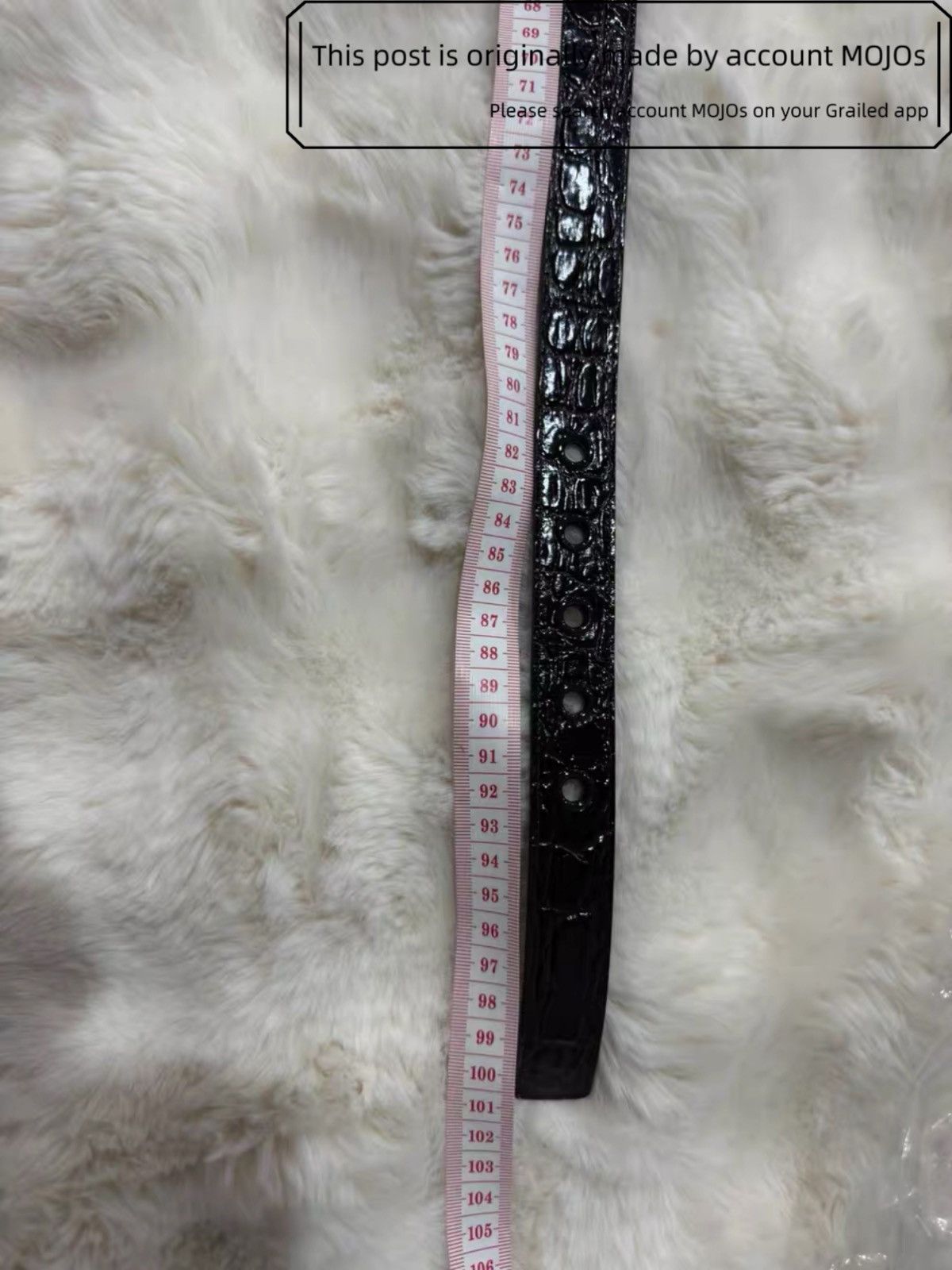 Saint Laurent Paris Sz 85 Saint Laurent Paris Dark Brown Patent Leather Belt Size ONE SIZE - 8 Thumbnail