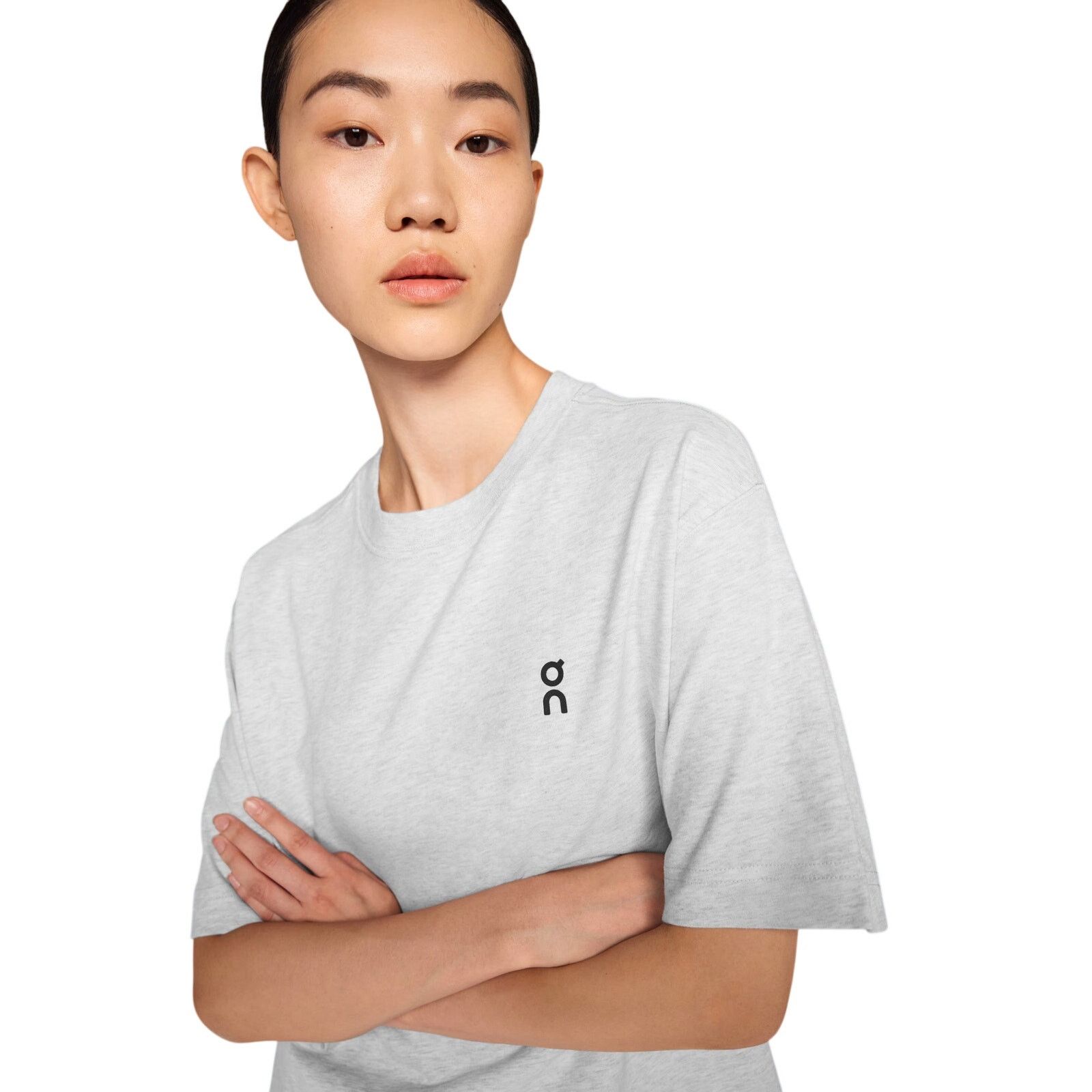 On On Club-T Cotton T-Shirt in Grey/Crater Size S - New Size S / US 4 / IT 40 - 2 Thumbnail
