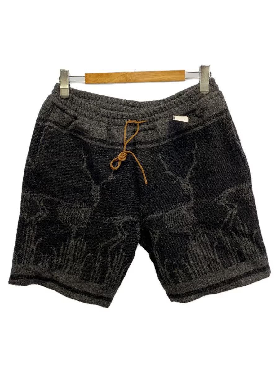 South2 West8 Jacquard Deer Motif Wool Shorts Size US 30 / EU 46 - 1 Thumbnail