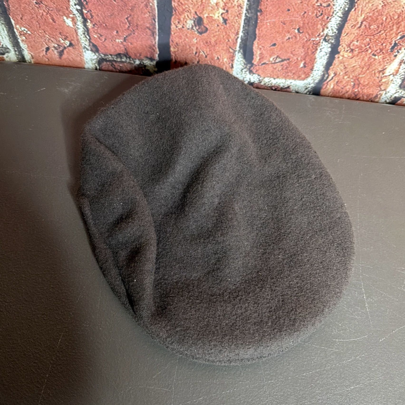 Kangol Kangol Newsboy Cap Cabbie Dark Brown Wool 100% Wool Size M Men Hat Mens Cap Casual Vintage No stain Size ONE SIZE - 2 Thumbnail
