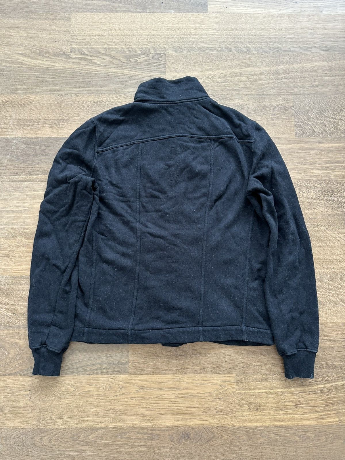Rick Owens FW18 Rick Owens Black Mollino Asymmetrical Zip Size US M / EU 48-50 / 2 - 6 Thumbnail