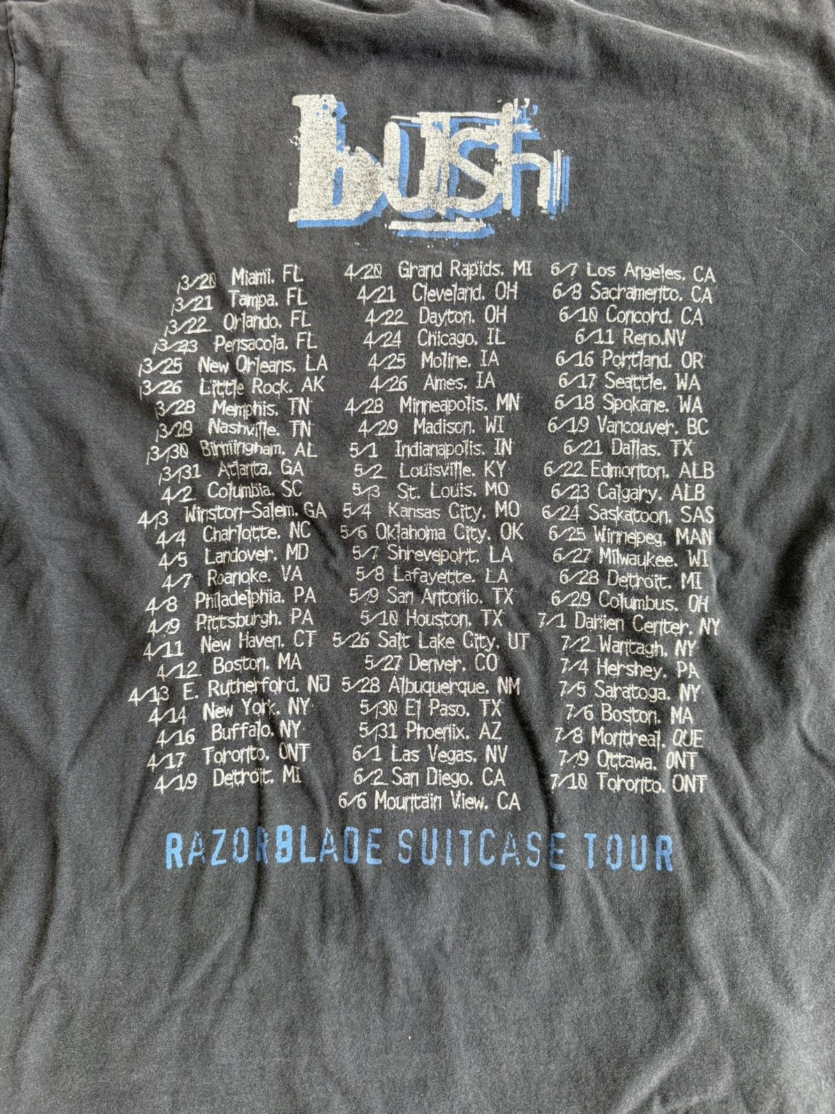 Vintage Vintage Bush Razorblade Suitcase Tour Long Sleeve Size US L / EU 52-54 / 3 - 6 Thumbnail