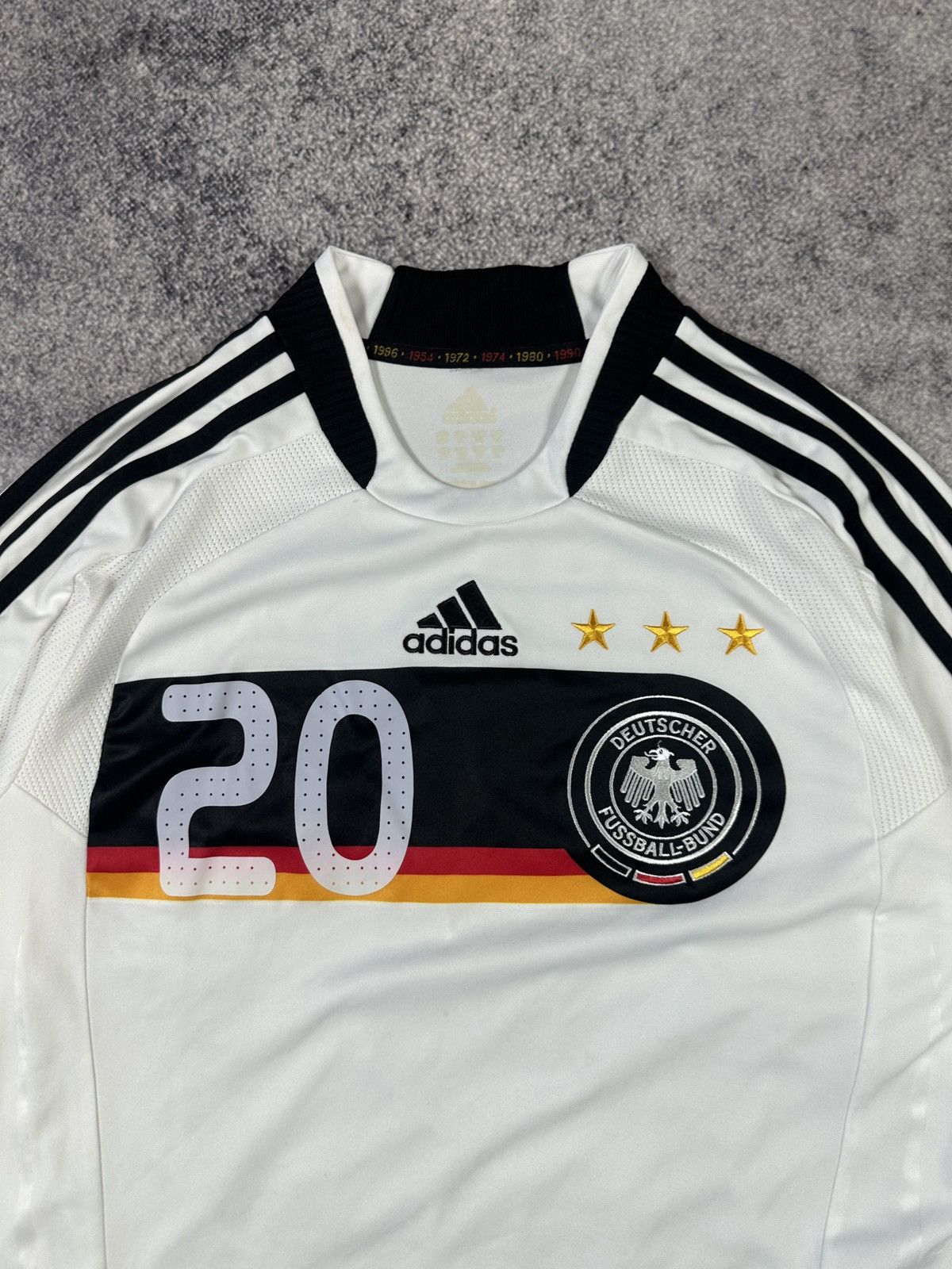 Adidas Vintage Adidas 20 Podolski Germany 08/09 Soccer Jersey S VTg Size US S / EU 44-46 / 1 - 2 Thumbnail