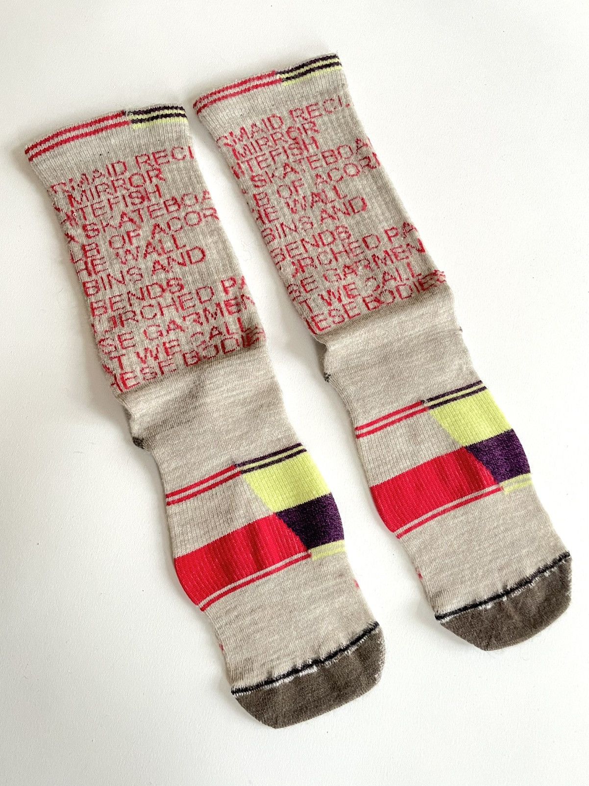 Eckhaus Latta ECKHAUS LATTA Poem Socks Size ONE SIZE - 1 Thumbnail