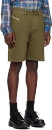 C.P. Company o1y1224 Denim Short in Military Green Size US 29 - 2 Thumbnail