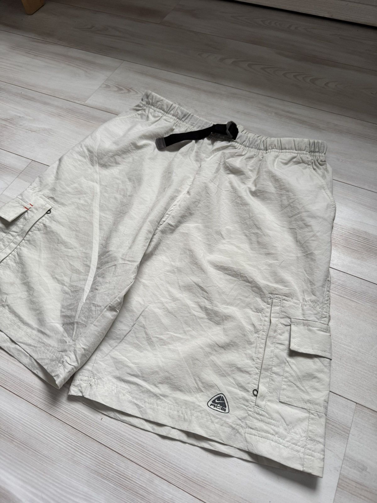 Nike Nike ACG Cargo white shorts with belt Gorpcore Outdoor style Size US 34 / EU 50 - 2 Thumbnail