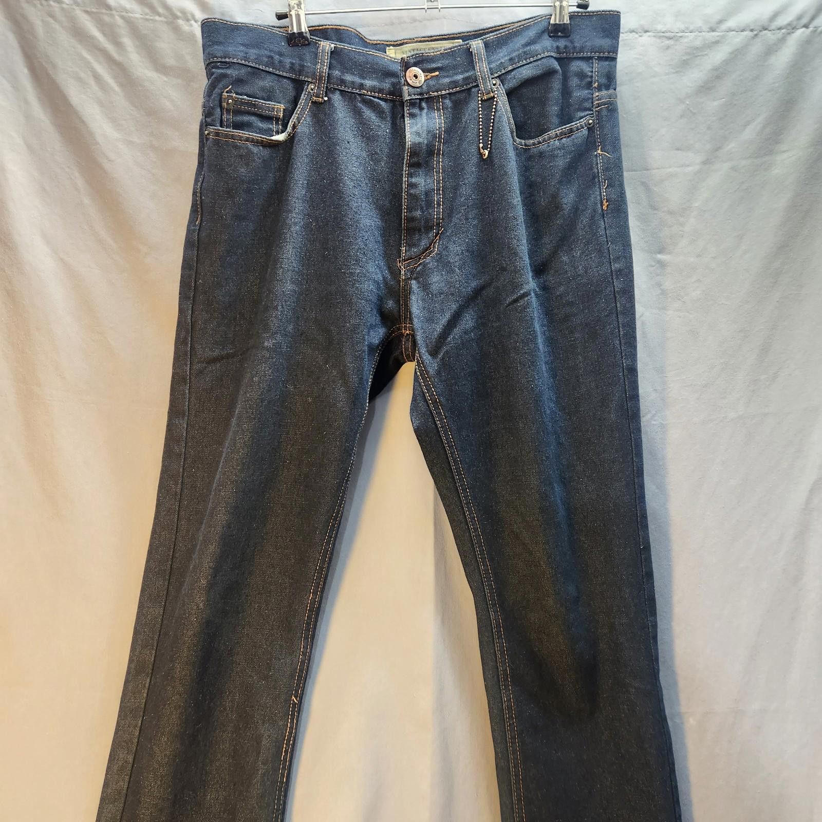 Designer Vintage Genes Blue Jeans Slim Size 34x32 Size US 34 / EU 50 - 1 Thumbnail