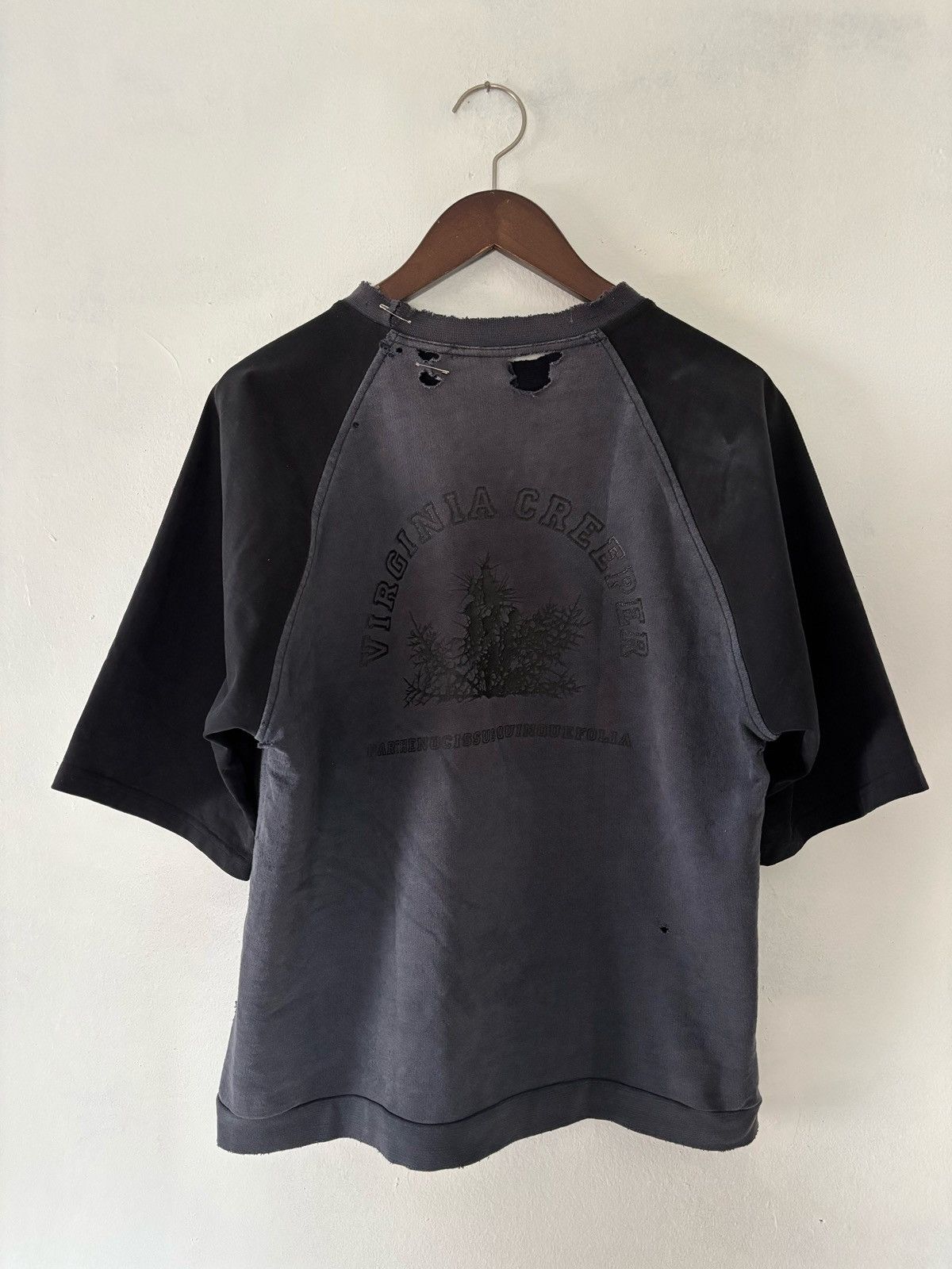 Raf Simons raf simons virginia crepeer shirt (raglan/baseball) aw02-03 Size US M / EU 48-50 / 2 - 2 Thumbnail