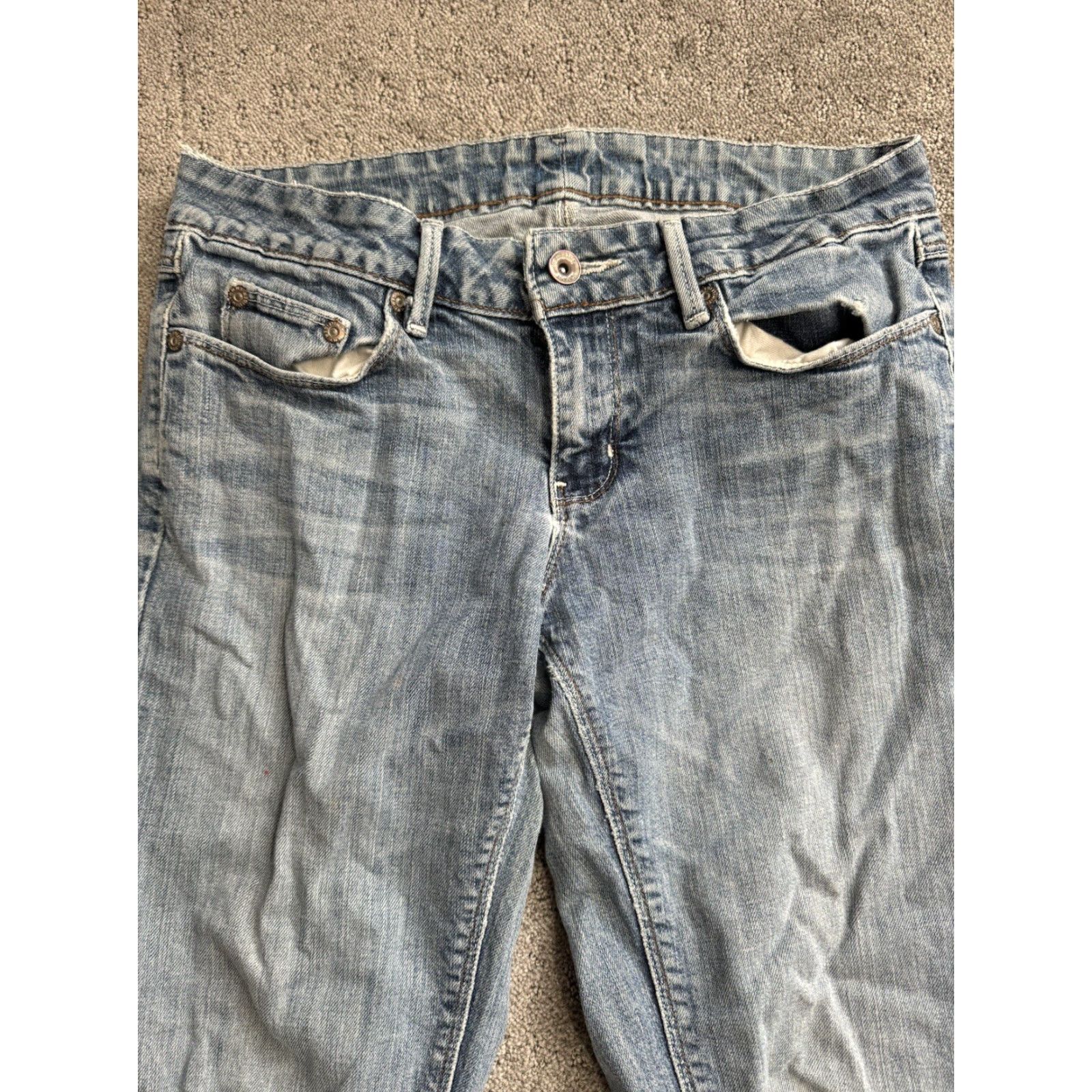 Tommy Hilfiger Tommy Hilfiger Jeans Women’s 8R 30x30 Blue Denim Straight Leg Stretch Ladies Vintage 90s Hipster Womens Jeans Size 30" / US 8 / IT 44 - 2 Thumbnail