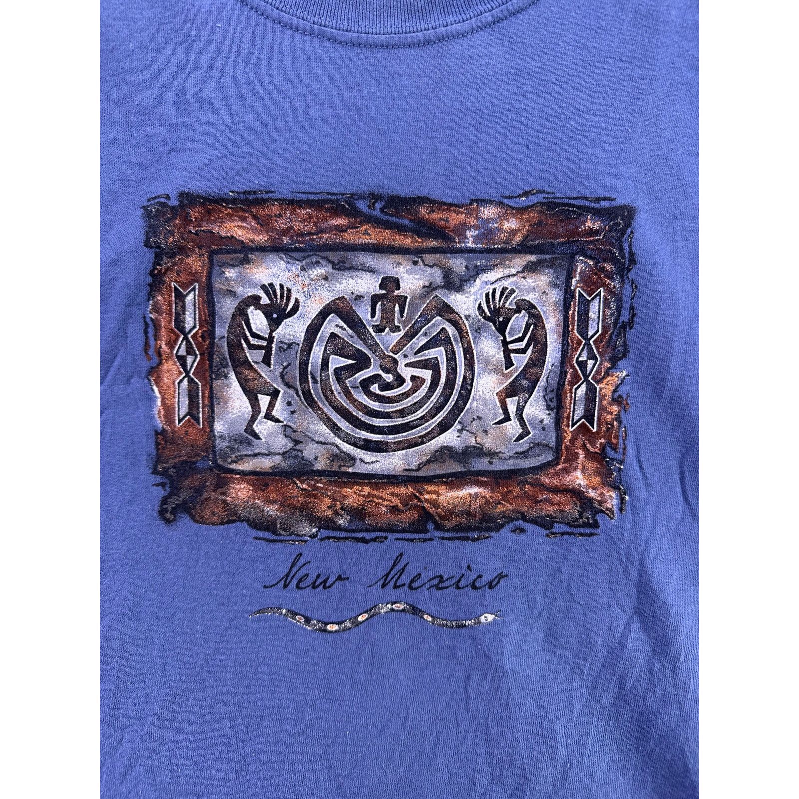 Gildan New Mexico The Legend Of The Kokopelli Print Size 2XL Size US XXL / EU 58 / 5 - 4 Thumbnail