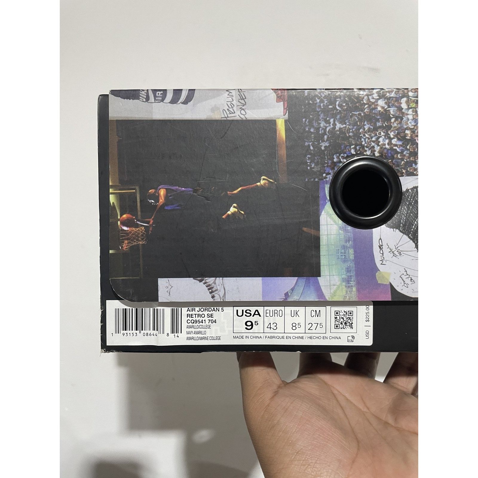 Jordan Brand JORDAN 5 MICHIGAN SIZE 9.5 PREOWNED Size US 9.5 / EU 42-43 - 7 Thumbnail