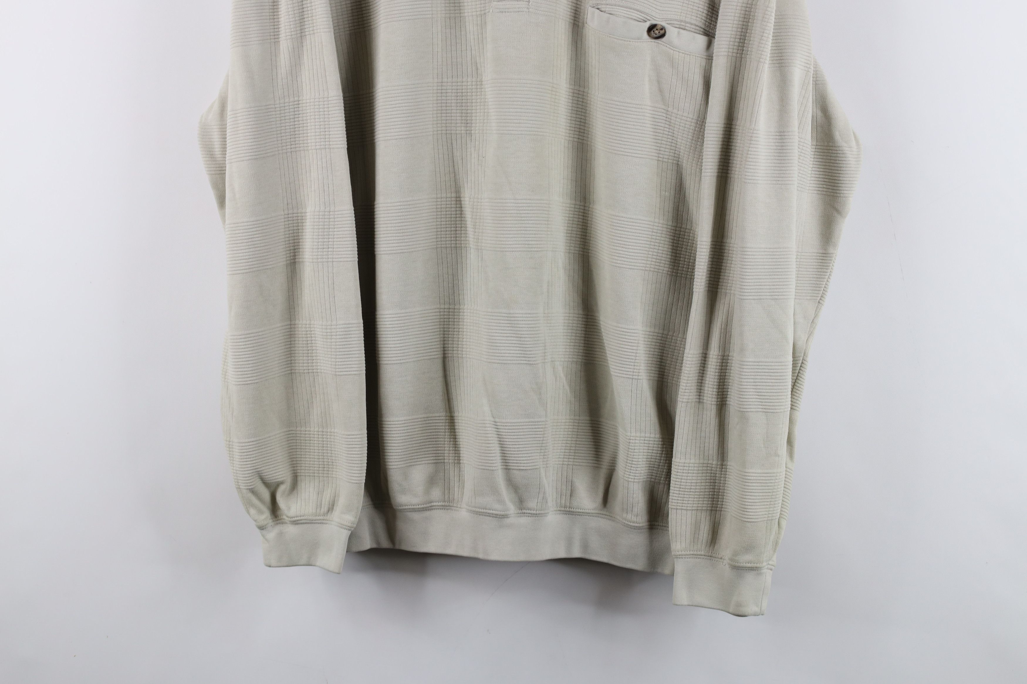 Vintage Vintage 90s Streetwear Knit Long Sleeve Pullover Polo Shirt Size US XL / EU 56 / 4 - 3 Thumbnail