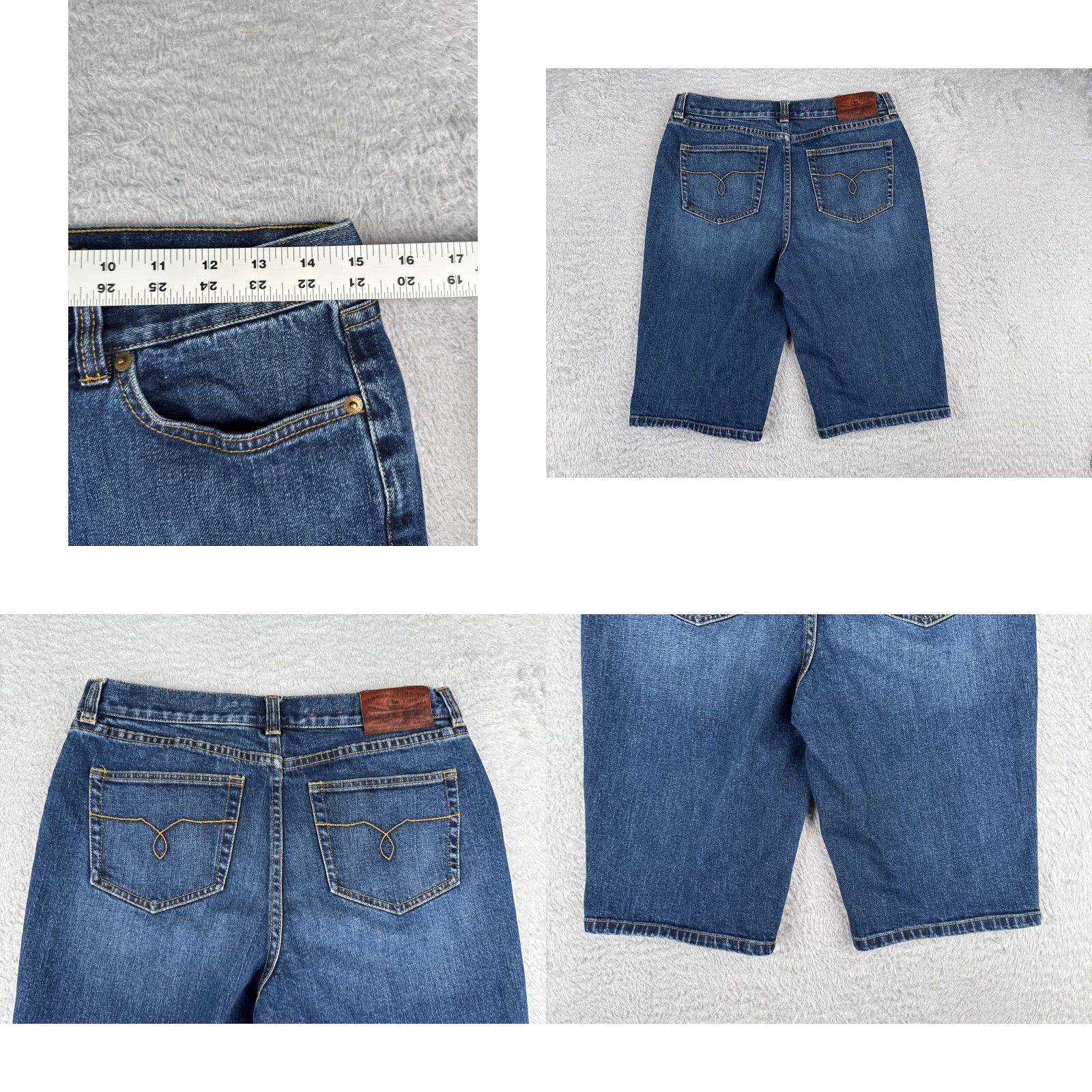 Ralph Lauren Lauren Ralph Lauren Shorts Women 6 Blue Denim Cotton Blend Mid Rise Casual 30x12 Shirt Womens 30 Blue 90s? Size 28" / US 6 / IT 42 - 9 Thumbnail
