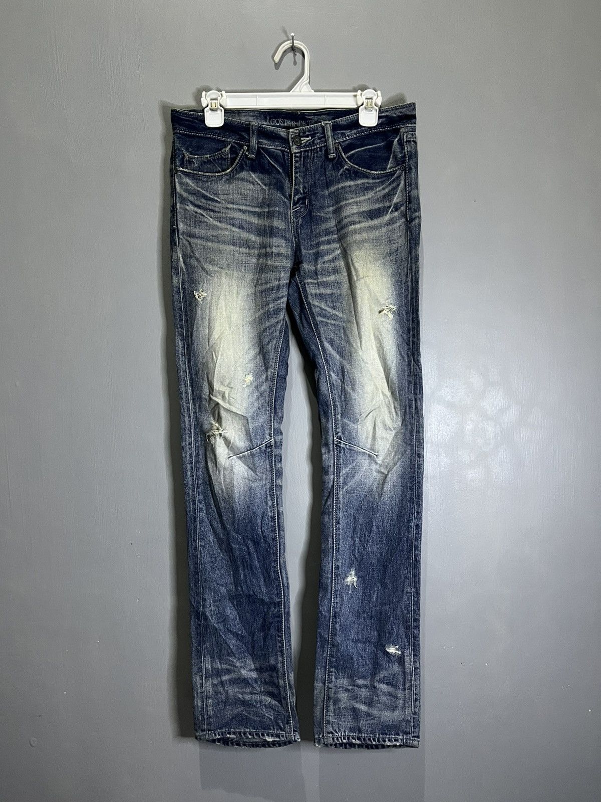 GOSTAR DE FUGA × Japanese Brand FUGA Japan CIStylish Fades Skinny Fit Denim Size US 32 / EU 48 - 4 Thumbnail