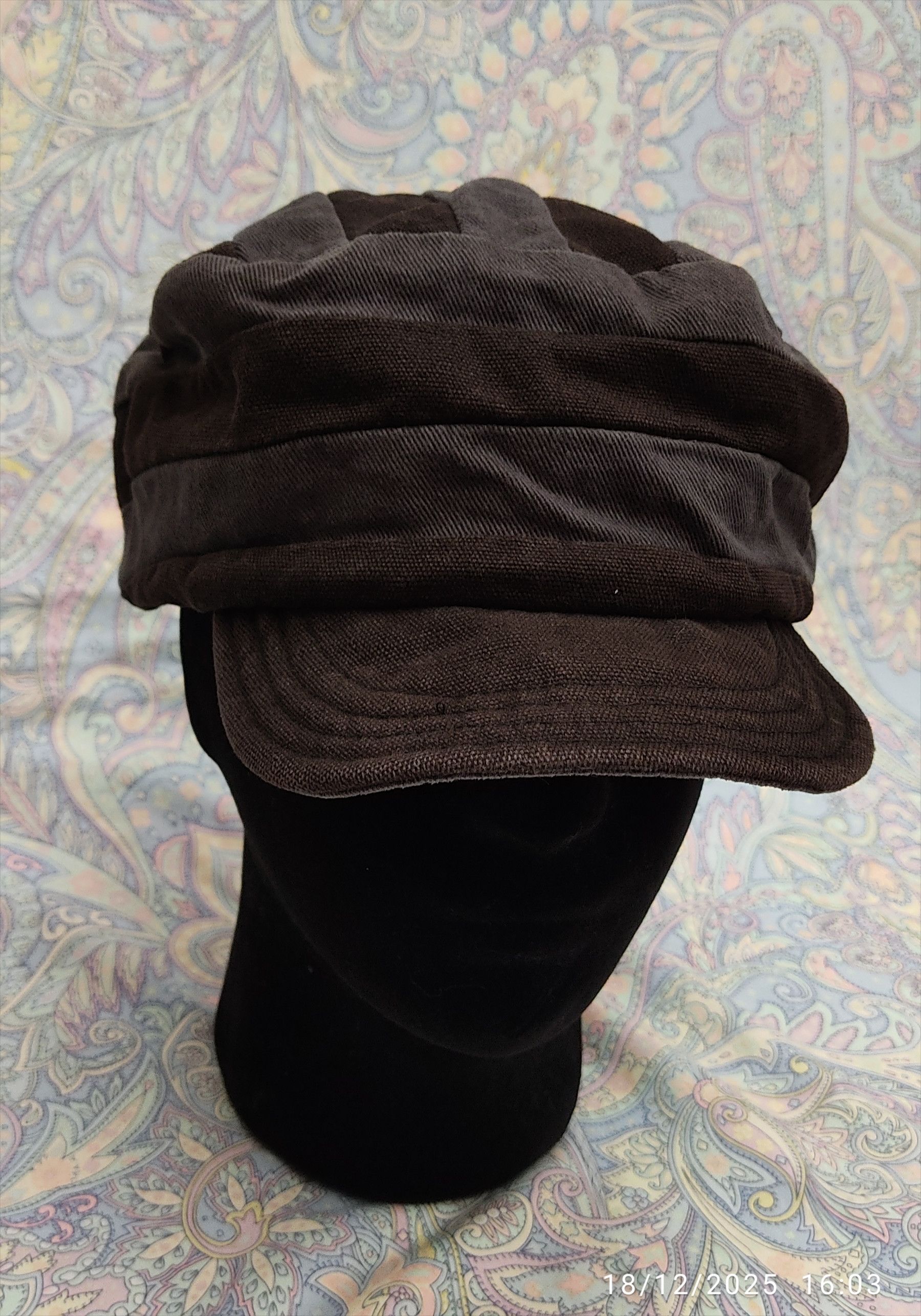 Diesel Vintage Diesel Striped Beret / Newsboy Cap Size ONE SIZE - 4 Thumbnail