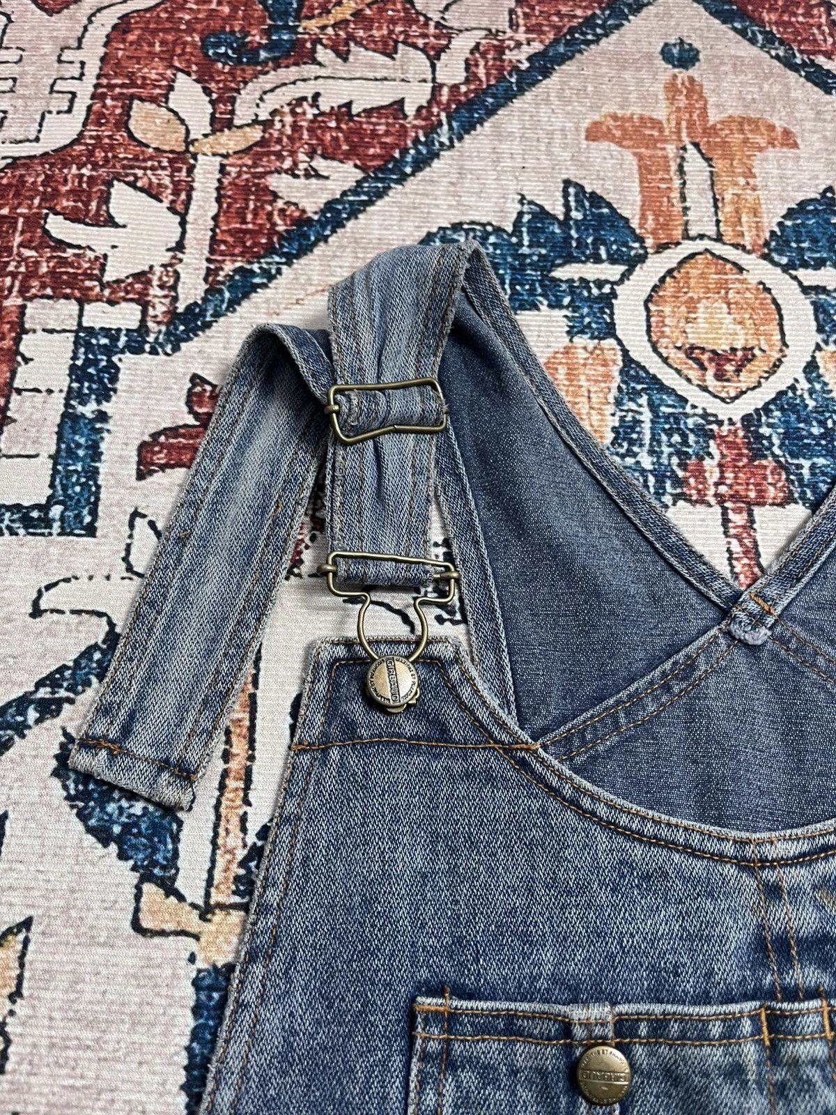 Marithe + Francois Girbaud Vtg Marithe Francois Girbaud Overall Denim Size US 34 / EU 50 - 7 Thumbnail