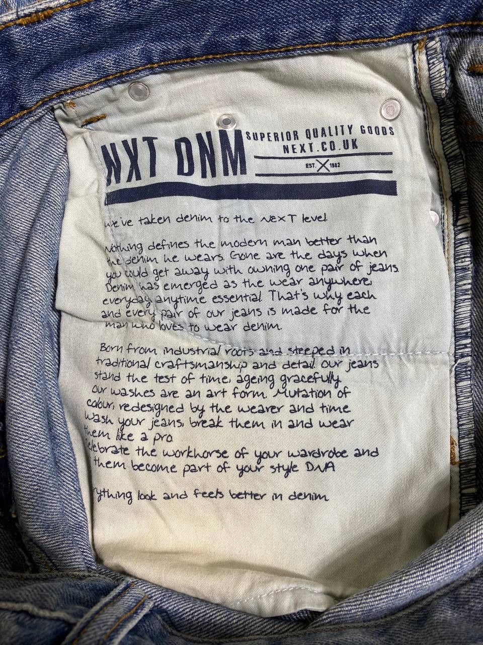 Japanese Brand Dirty Distressed Jeans Patchwork Painted Flared Baggy Size US 32 / EU 48 - 14 Thumbnail