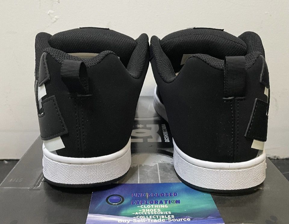 DC DC Court Graffik 3D Skate Shoe Black / White / Grey Size US 7.5 / EU 40-41 - 5 Thumbnail